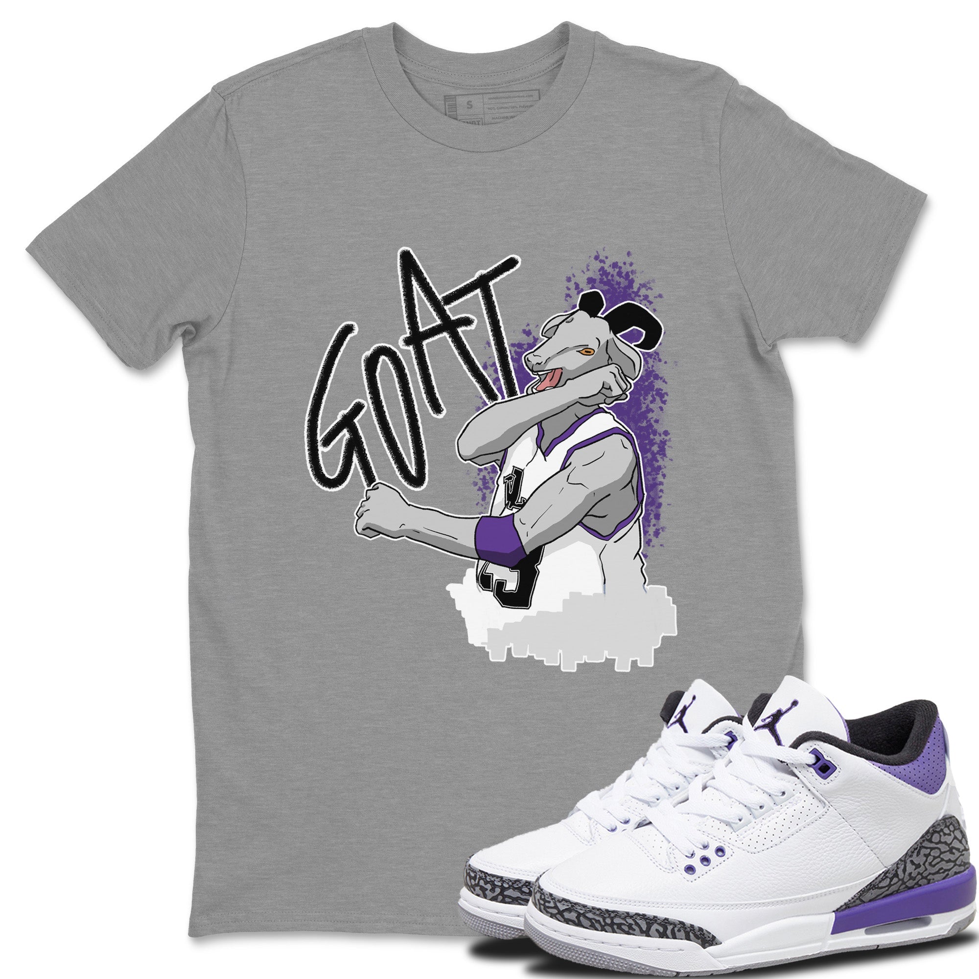 Screaming Goat Unisex Tops - Air Jordan 3 Dark Iris