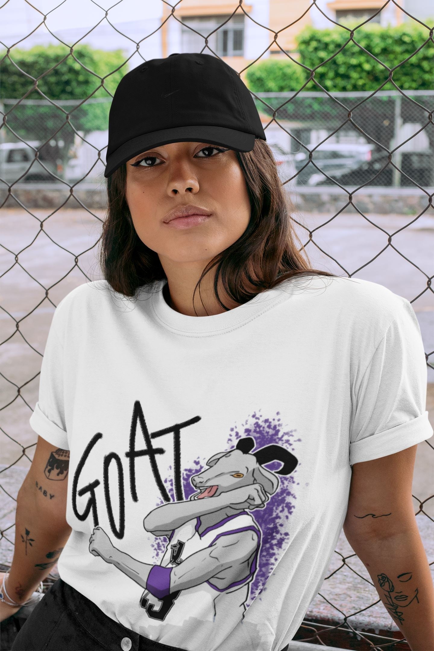 Screaming Goat Unisex Tops - Air Jordan 3 Dark Iris