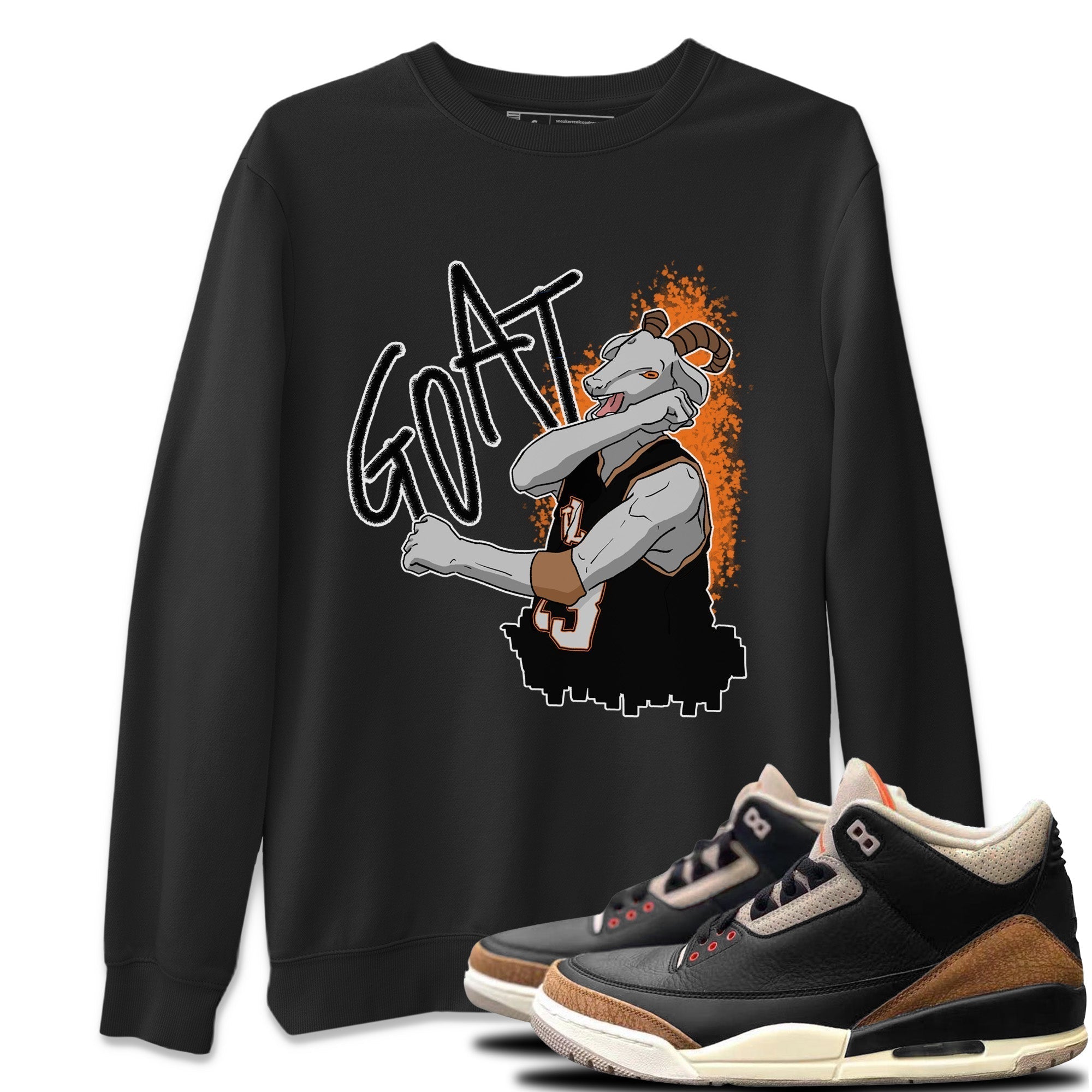 Screaming Goat Unisex Tops - Air Jordan 3 Desert Elephant