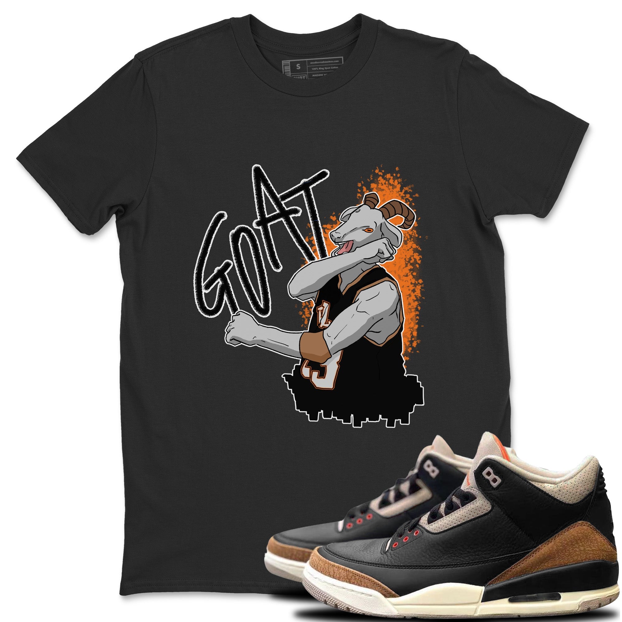 Screaming Goat Unisex Tops - Air Jordan 3 Desert Elephant