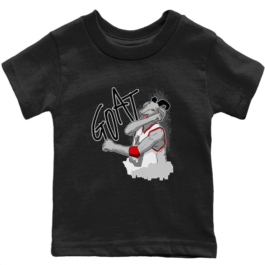 Screaming Goat Kids Tops - Air Jordan 3 Fire Red