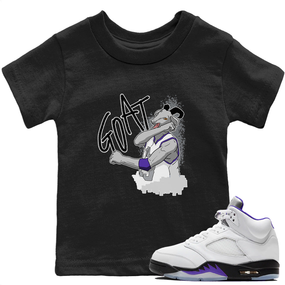 Screaming Goat Kids Tops - Air Jordan 5 Concord