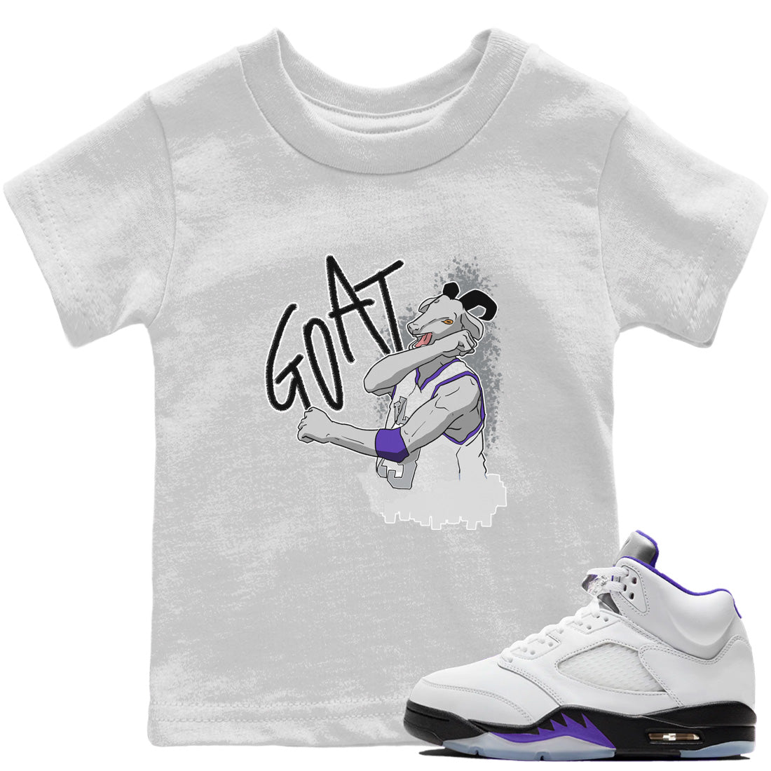 Screaming Goat Kids Tops - Air Jordan 5 Concord