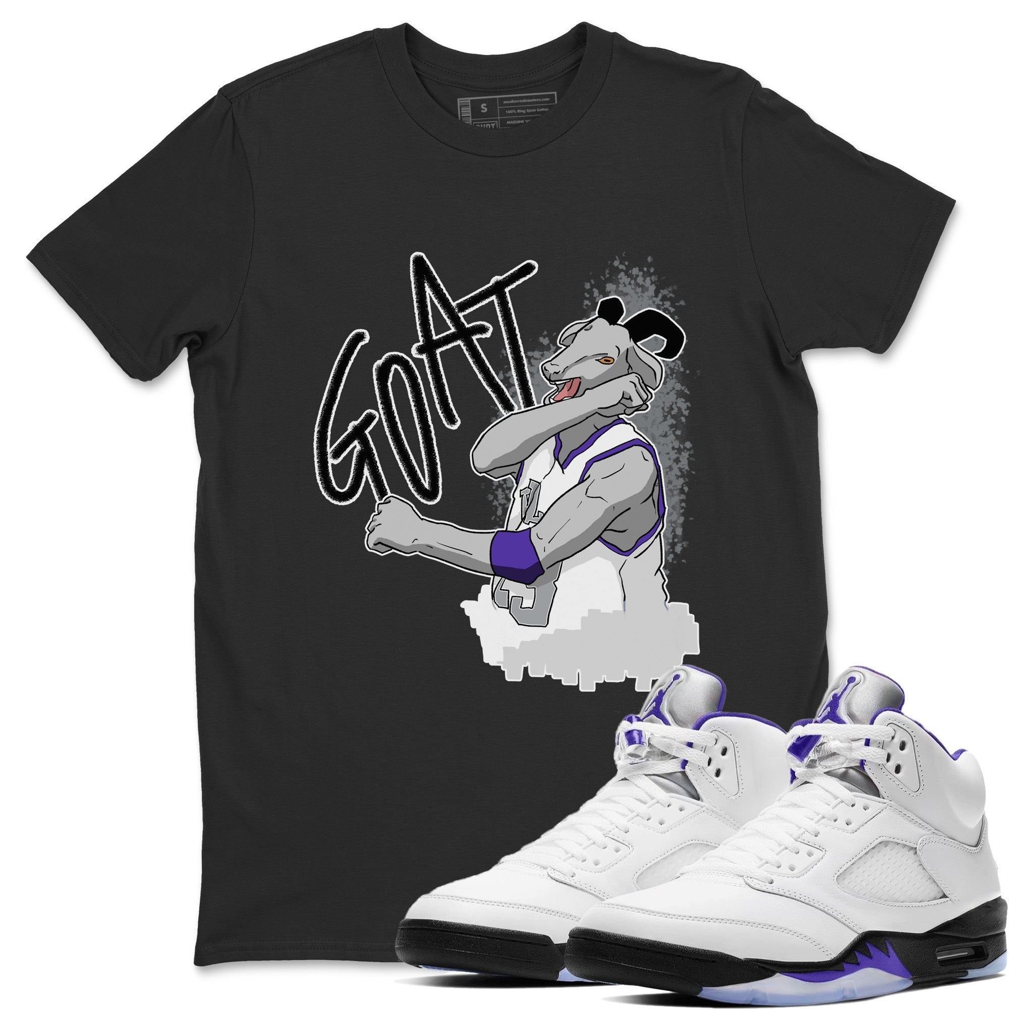 Screaming Goat Unisex Tops - Air Jordan 5 Concord
