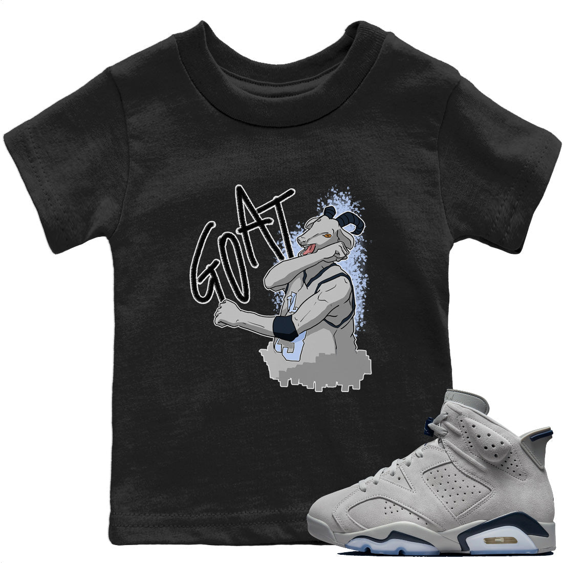 Screaming Goat Kids Tops - Air Jordan 6 Georgetown
