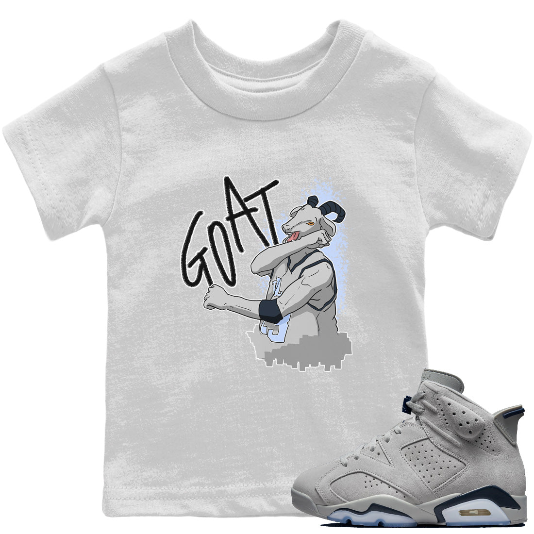 Screaming Goat Kids Tops - Air Jordan 6 Georgetown