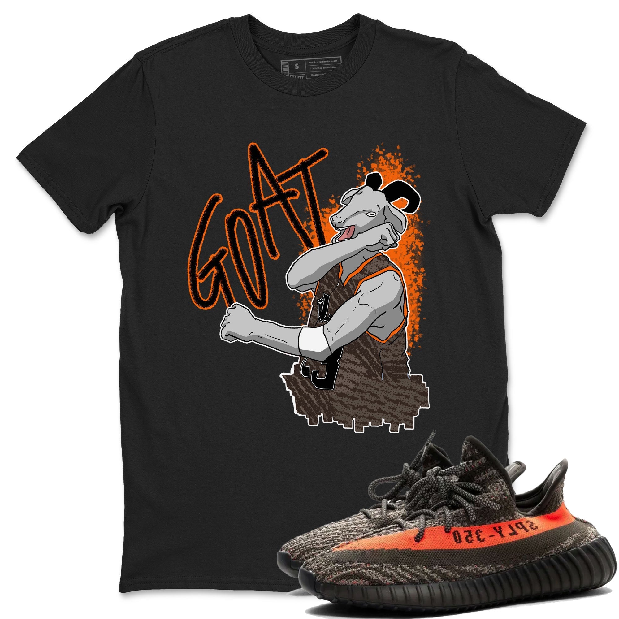 Screaming Goat snkmatch Tee - Yeezy 350 Carbon Beluga