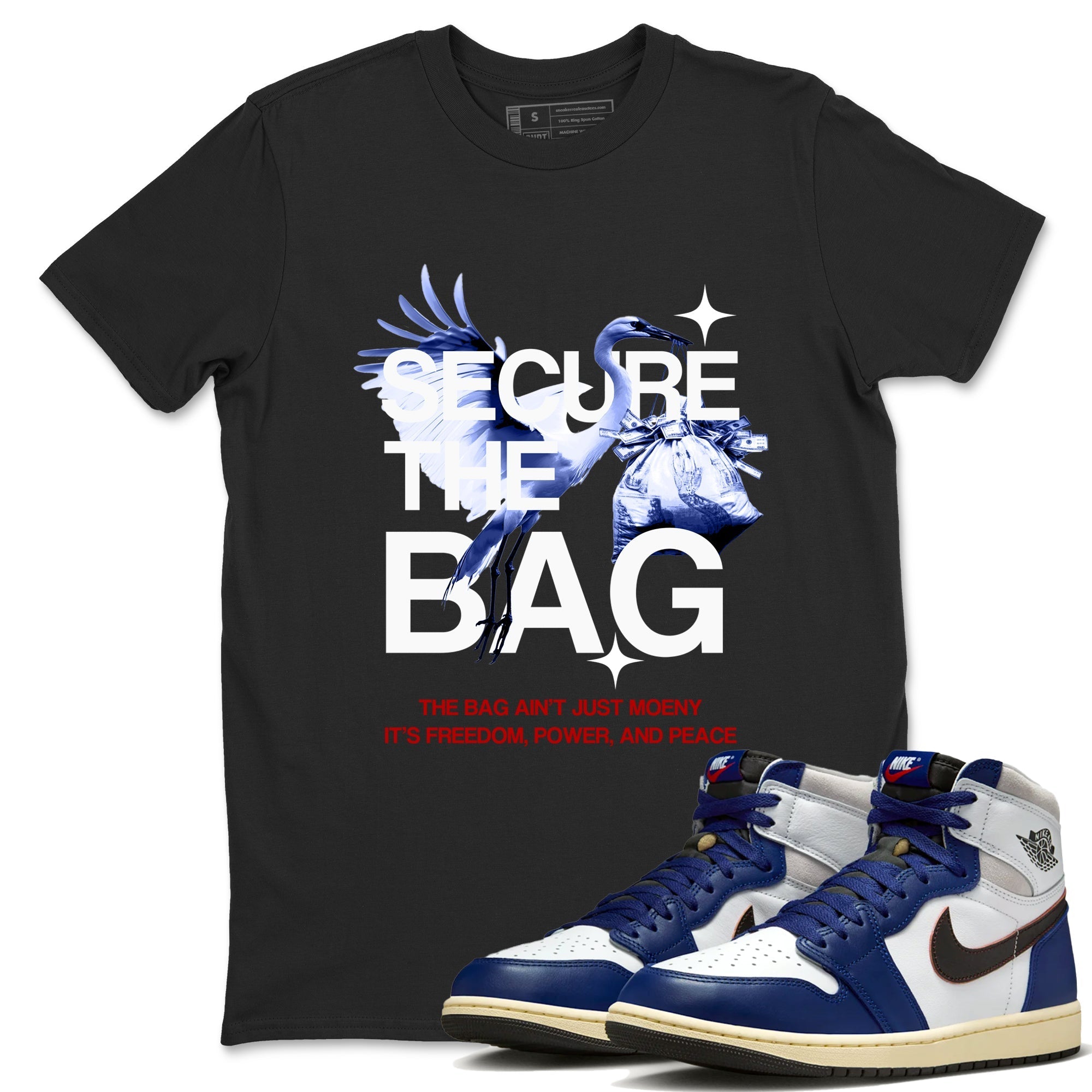 Secure The Bag snkmatch Tees - Air Jordan 1 Rare Air