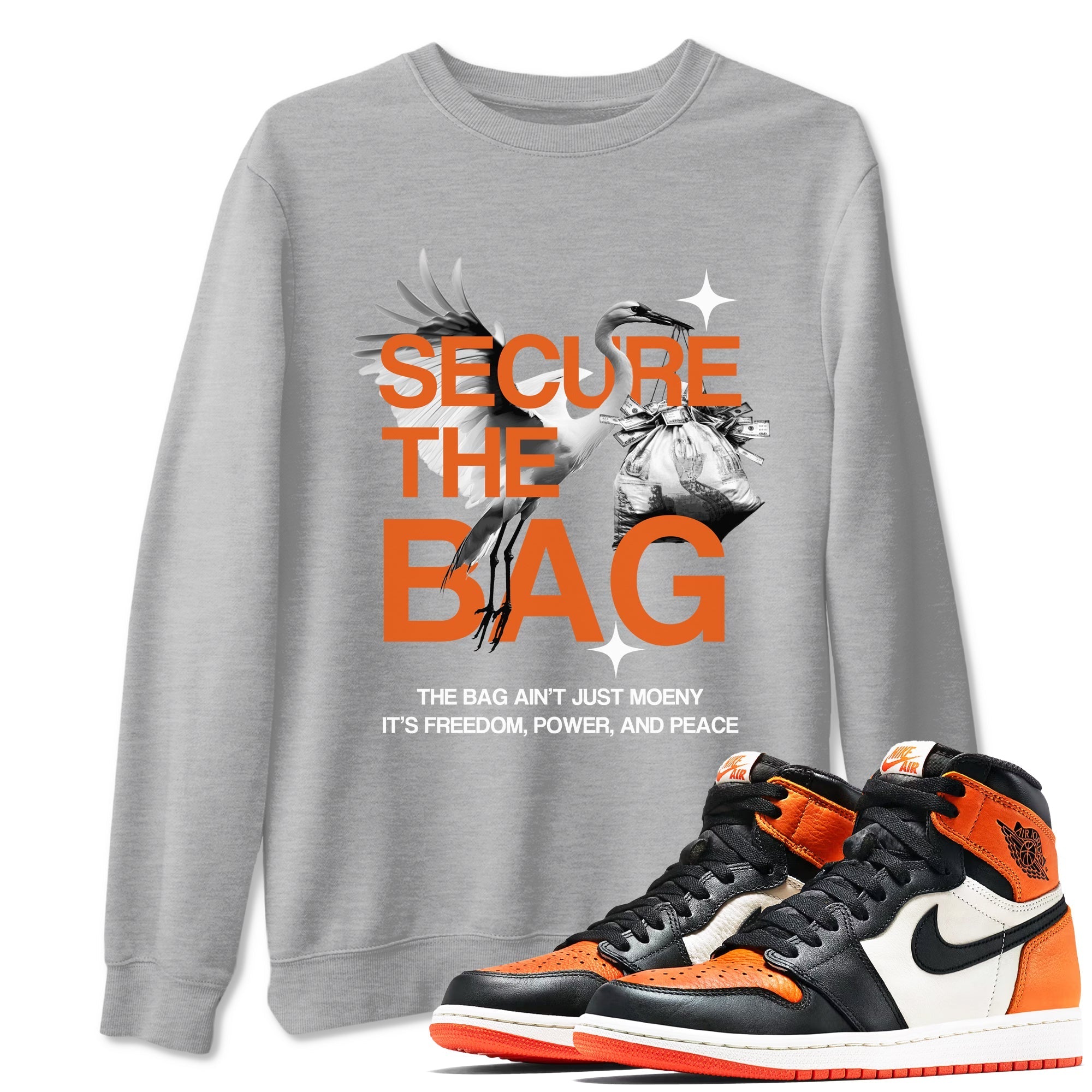 Secure The Bag snkmatch Tees - Air Jordan 1 Shattered Backboard