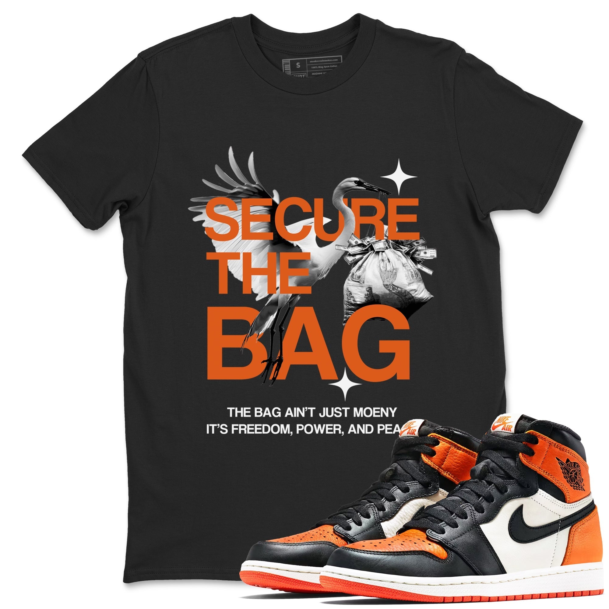 Secure The Bag snkmatch Tees - Air Jordan 1 Shattered Backboard