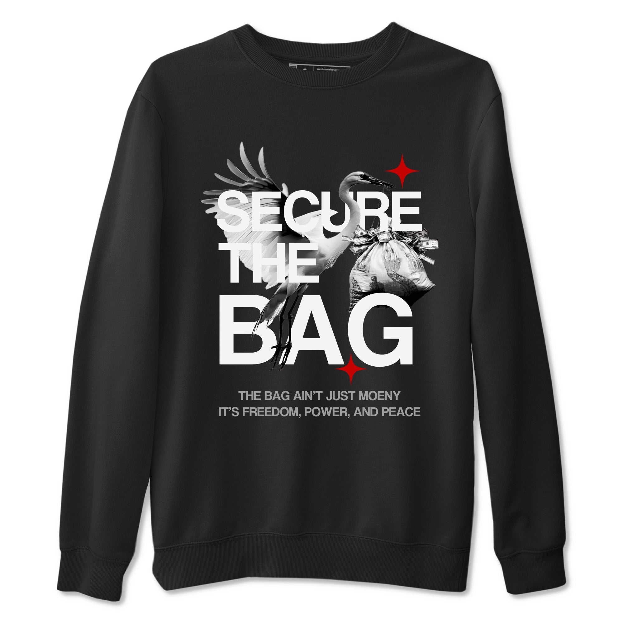 Secure The Bag snkmatch Tees - Air Jordan 4 White Cement