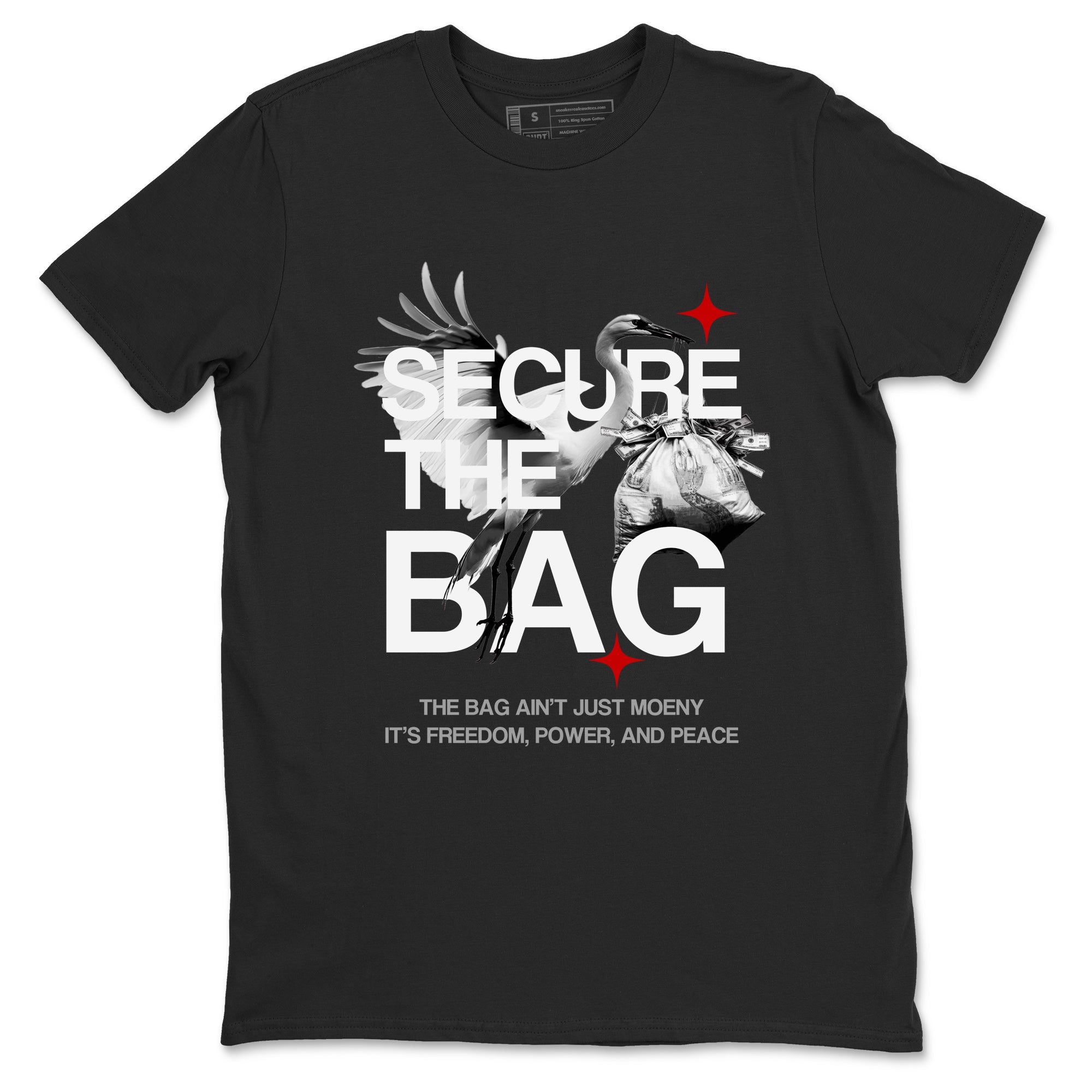Secure The Bag snkmatch Tees - Air Jordan 4 White Cement
