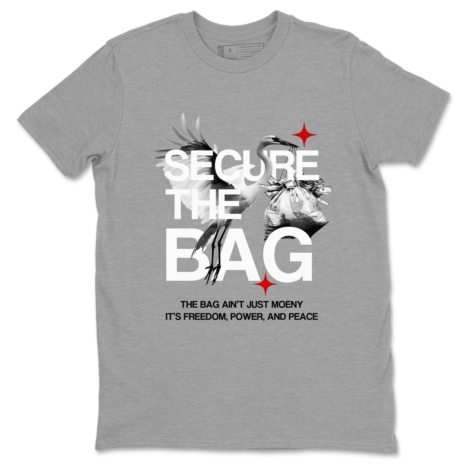 Secure The Bag snkmatch Tees - Air Jordan 4 White Cement