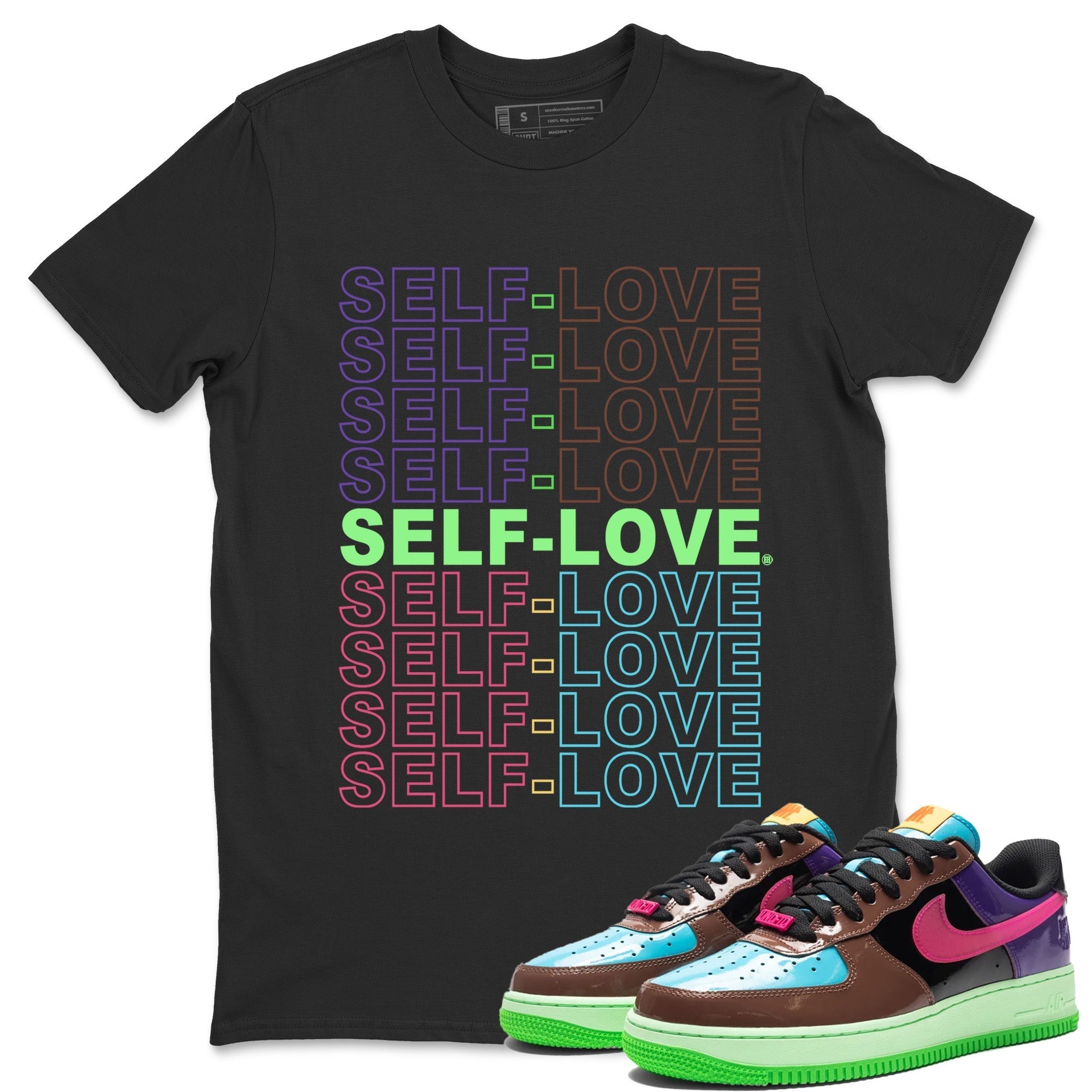Self Love Unisex Tops - Air Force 1 Undefeated Fauna Brown