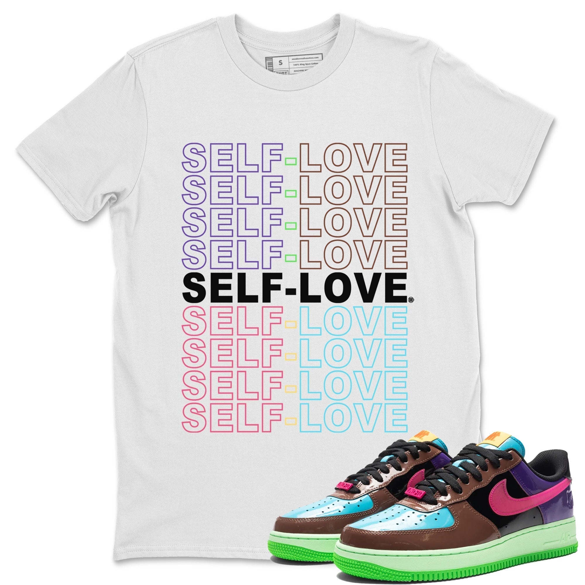 Self Love Unisex Tops - Air Force 1 Undefeated Fauna Brown