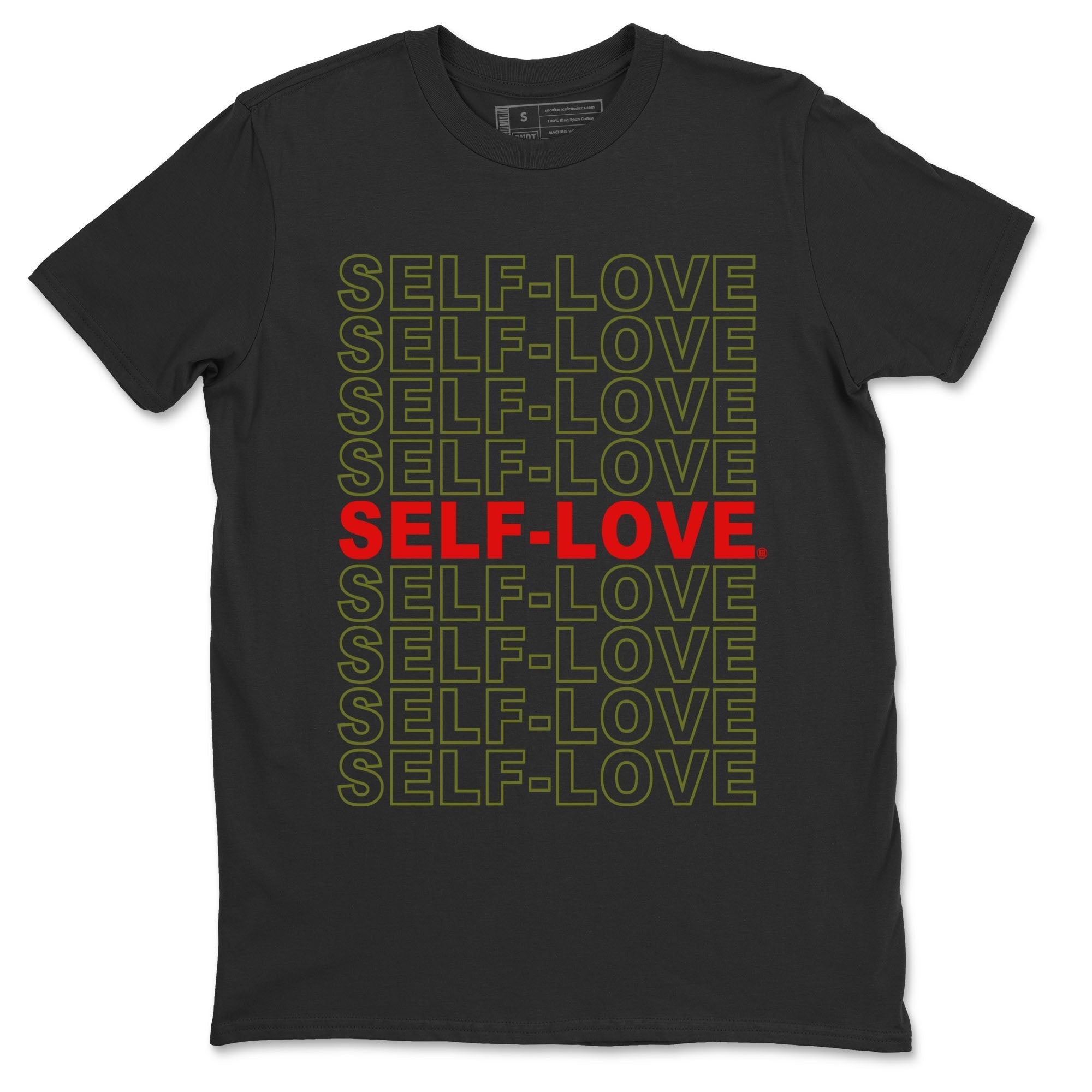 Self Love Unisex Tops - Air Jordan 1 Travis Scott Olive