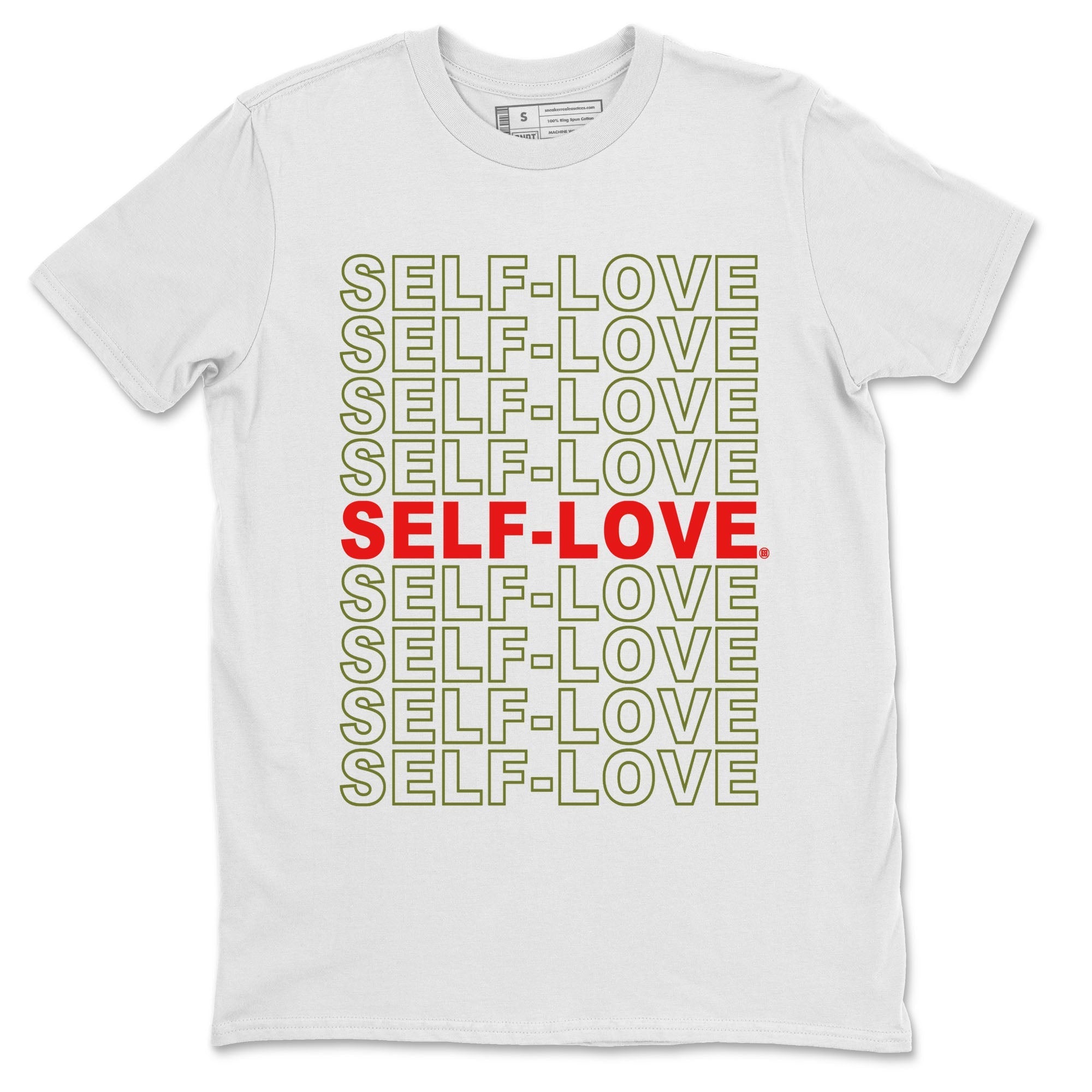 Self Love Unisex Tops - Air Jordan 1 Travis Scott Olive