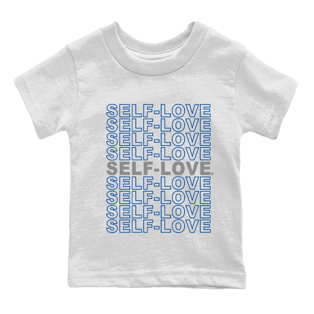 Self Love Kids Tops - Air Jordan 1 True Blue
