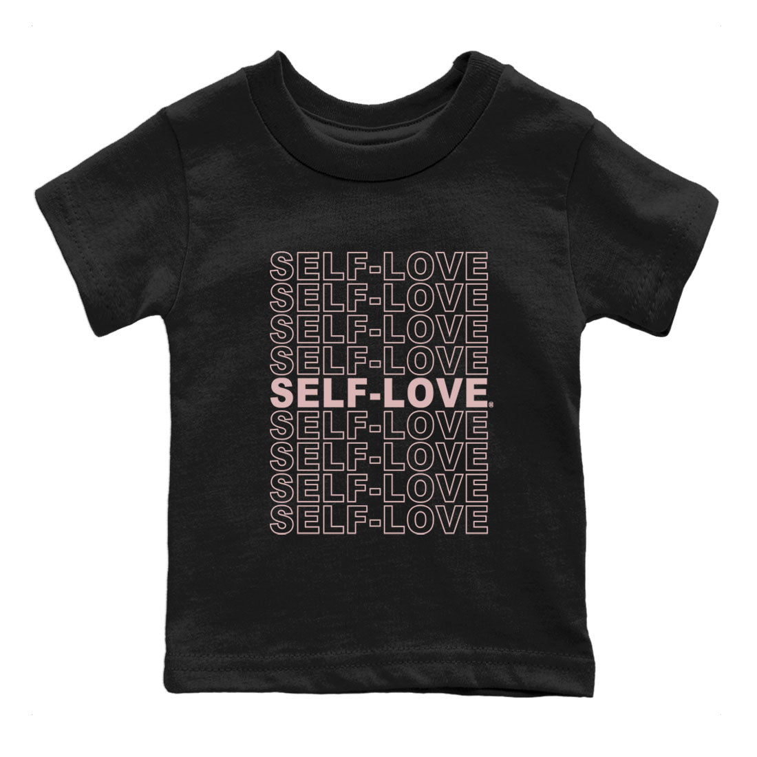 Self Love Kids Tops - Air Jordan 1 Washed Pink