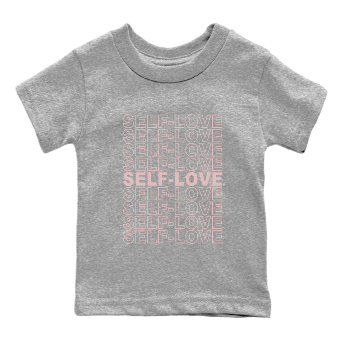 Self Love Kids Tops - Air Jordan 1 Washed Pink