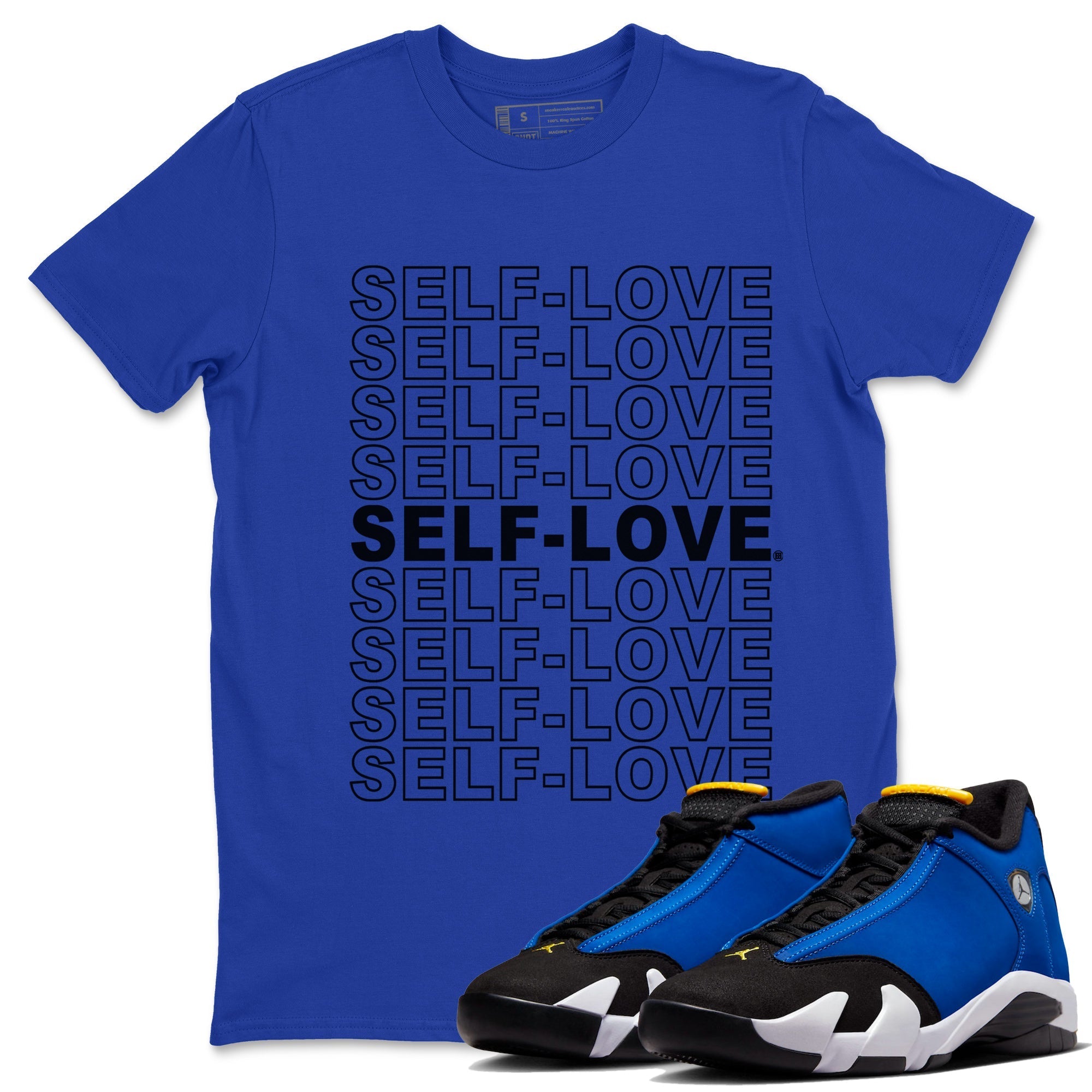 Self Love Unisex Tops - Air Jordan 14 Laney