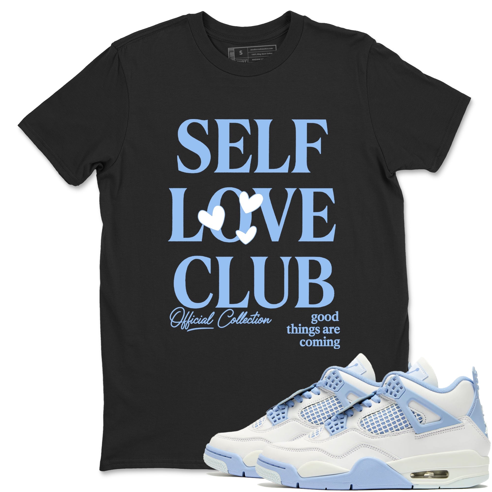 Self Love Club snkmatch Tees - Air Jordan 4 Aluminum