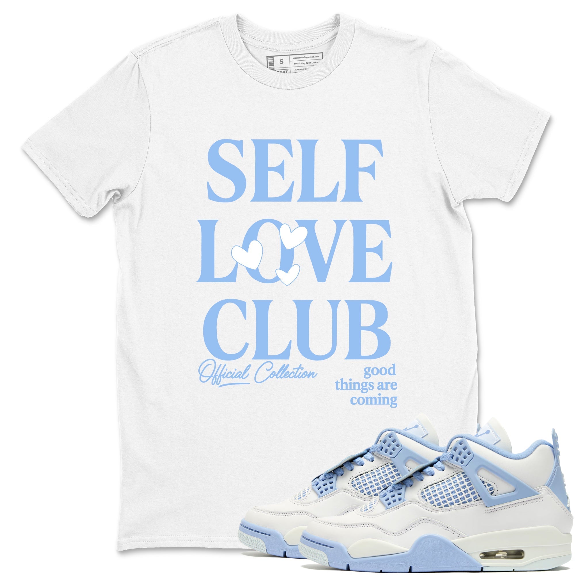 Self Love Club snkmatch Tees - Air Jordan 4 Aluminum