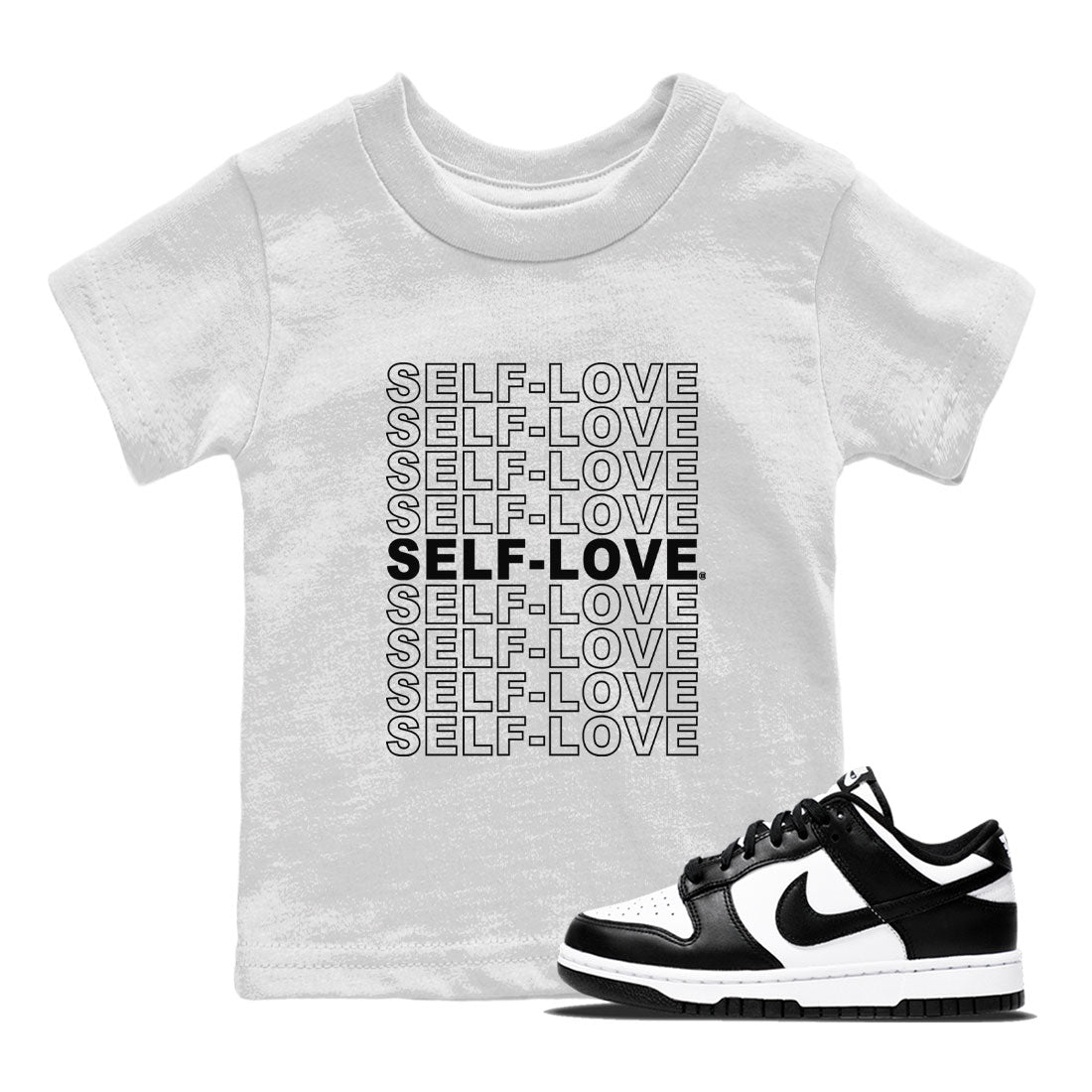 Self Love Kids Tops - Dunk Panda