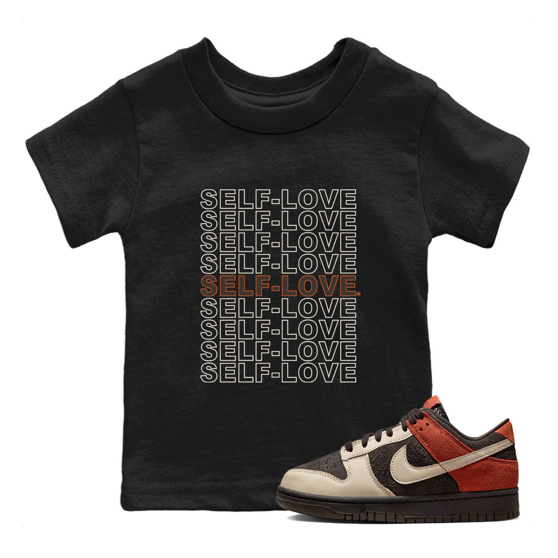 Self Love snkmatch Tee Kids - Dunk Red Panda