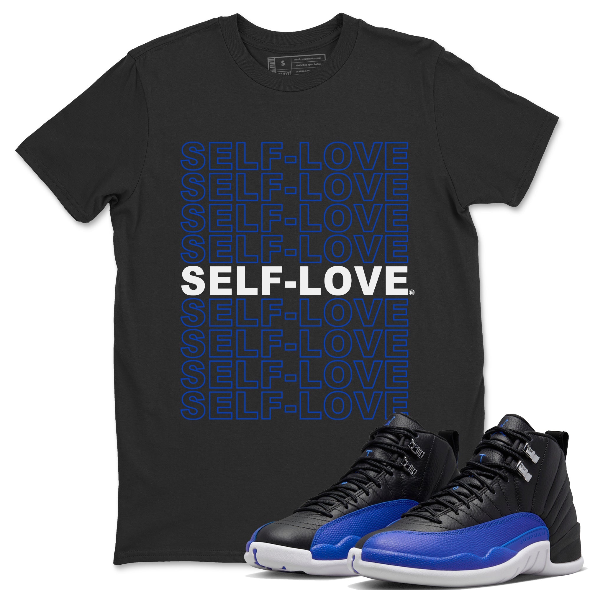 Self Love Unisex Tops - Air Jordan 12 Hyper Royal