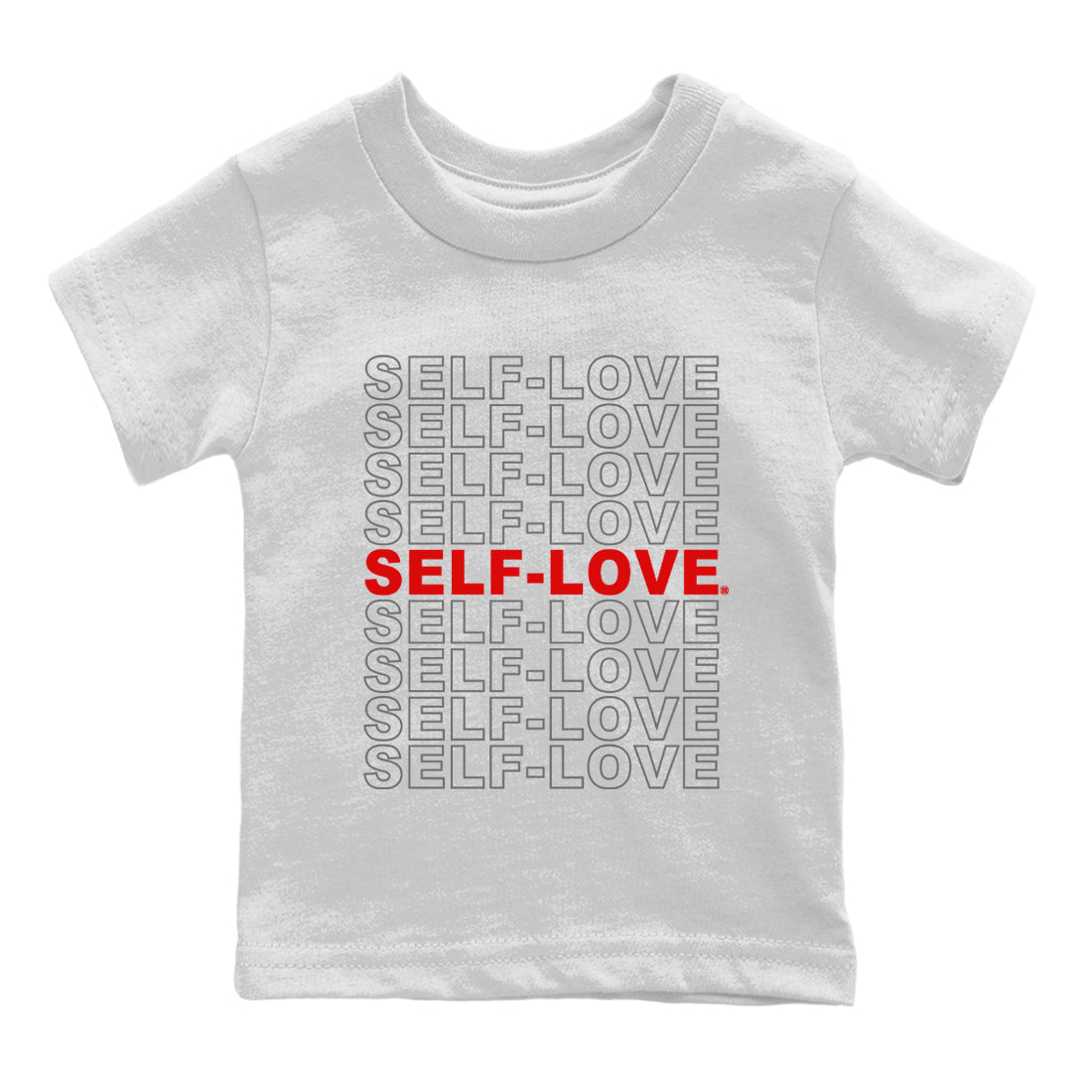 Self Love Kids Tops - Air Jordan 9 Fire Red