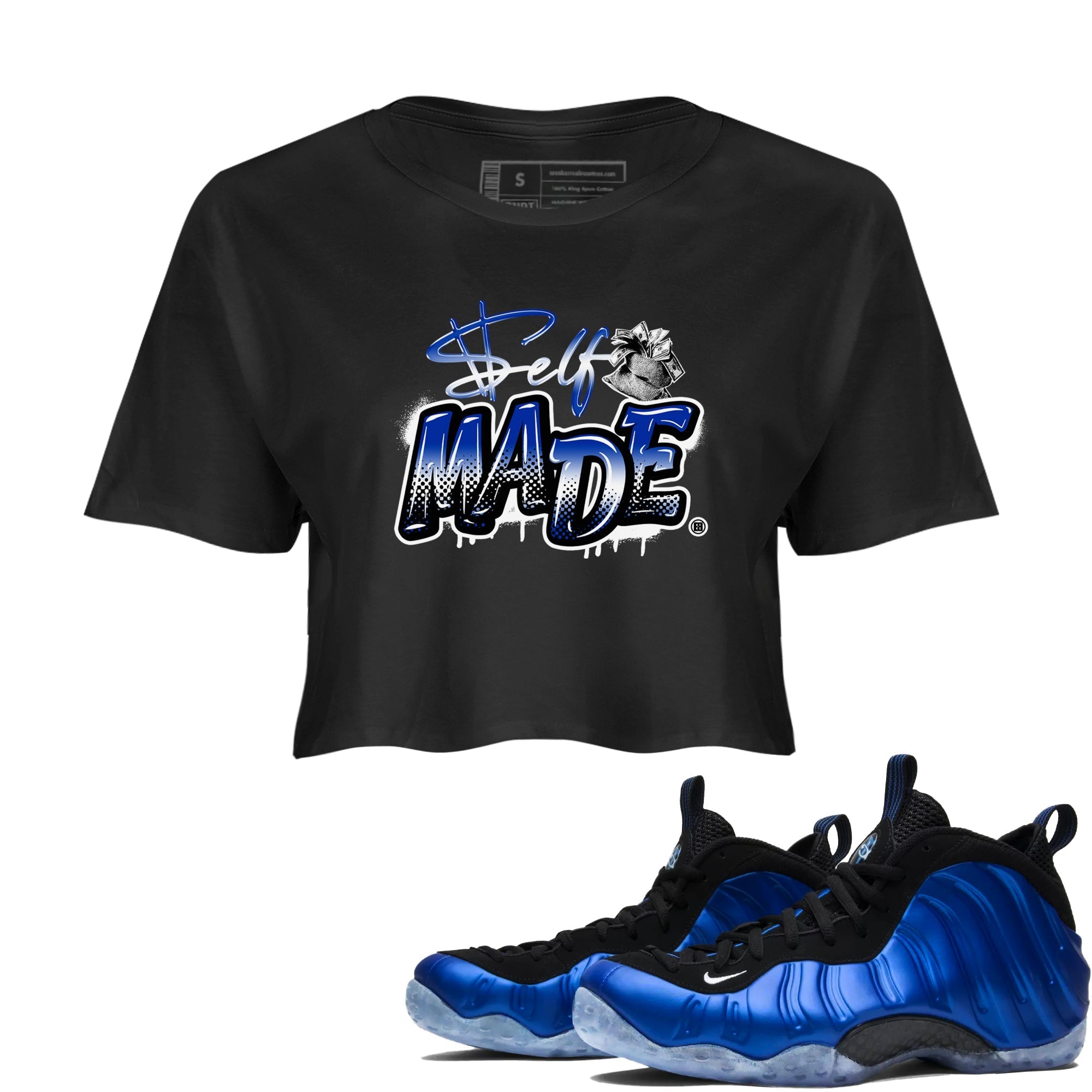 Self Made snkmatch Women's Top - Air Foamposite One Royal