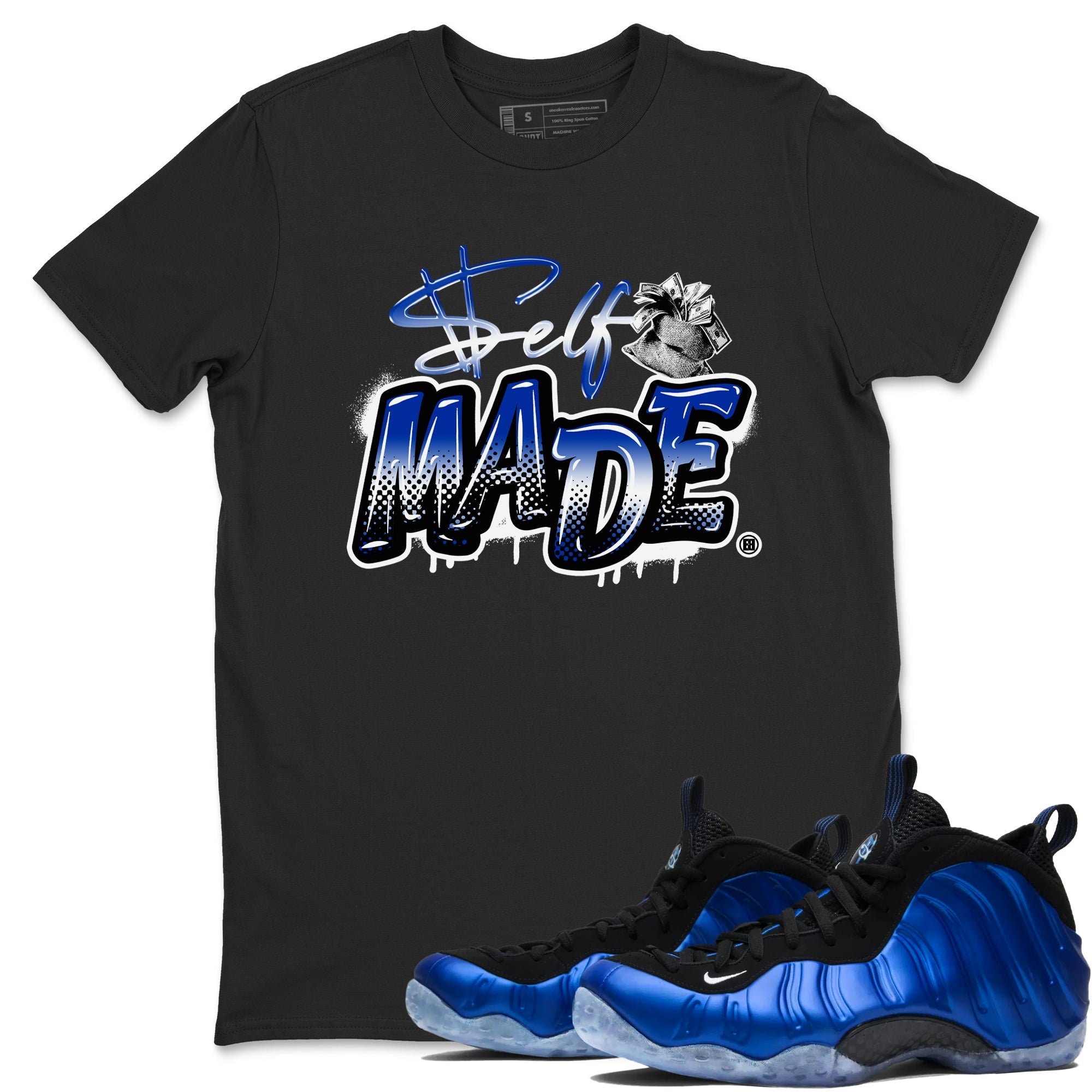 Self Made snkmatch Tees - Air Foamposite One Royal