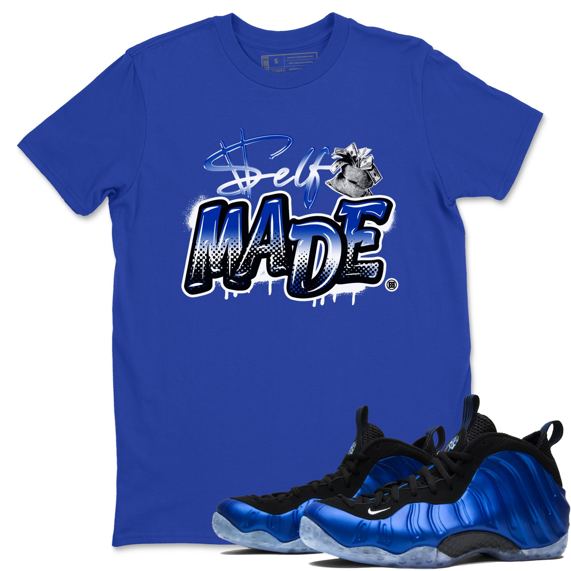 Self Made snkmatch Tees - Air Foamposite One Royal