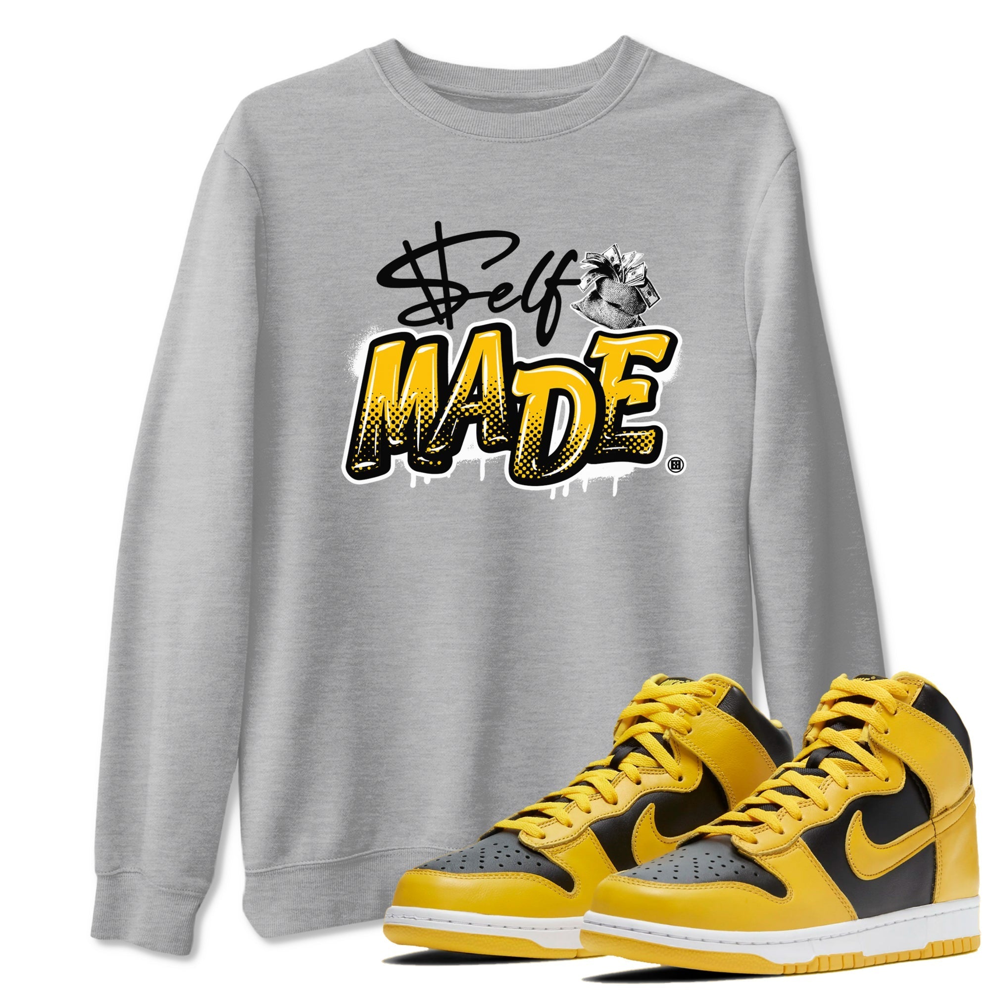 Self Made snkmatch Tees - Dunk High Pollen