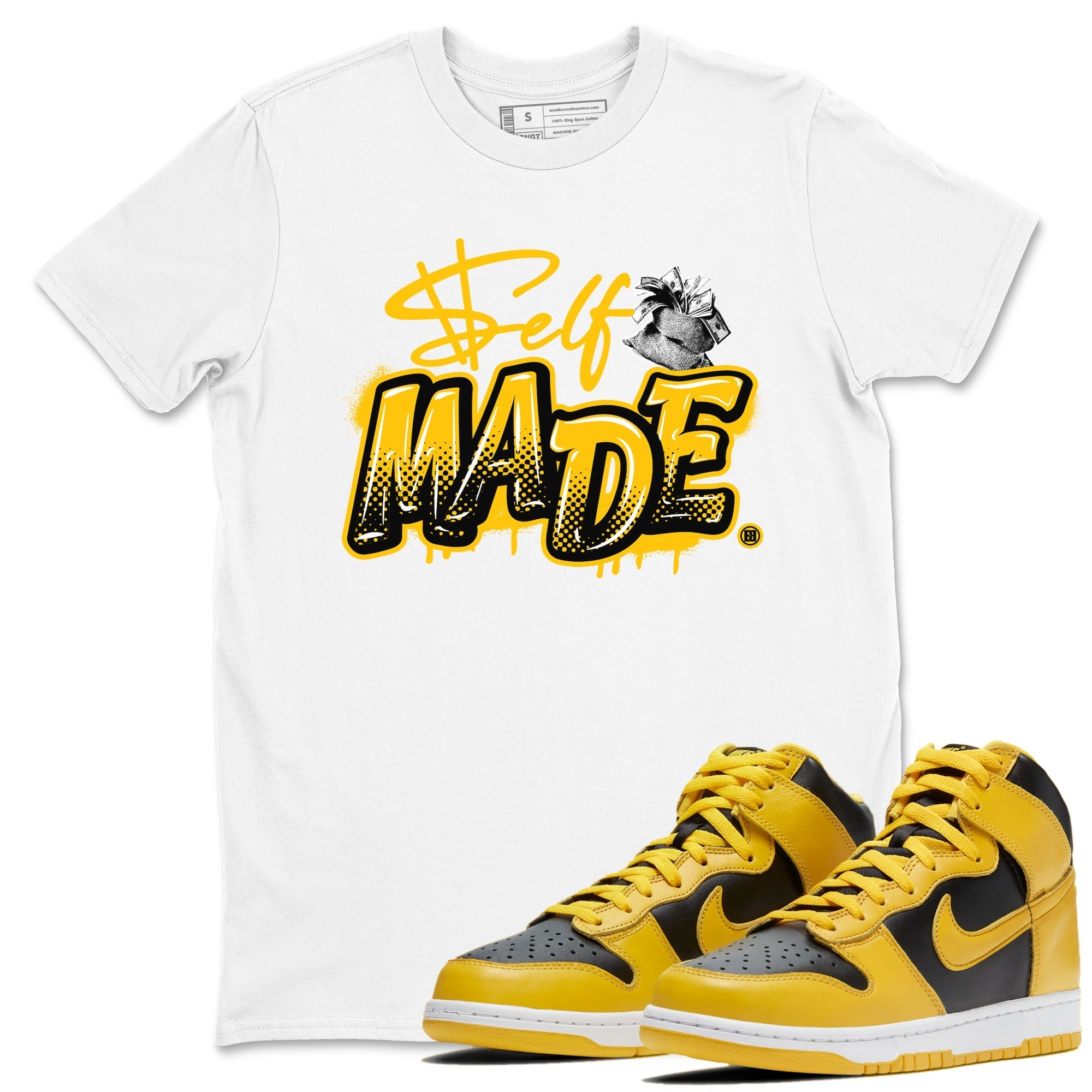 Self Made snkmatch Tees - Dunk High Pollen