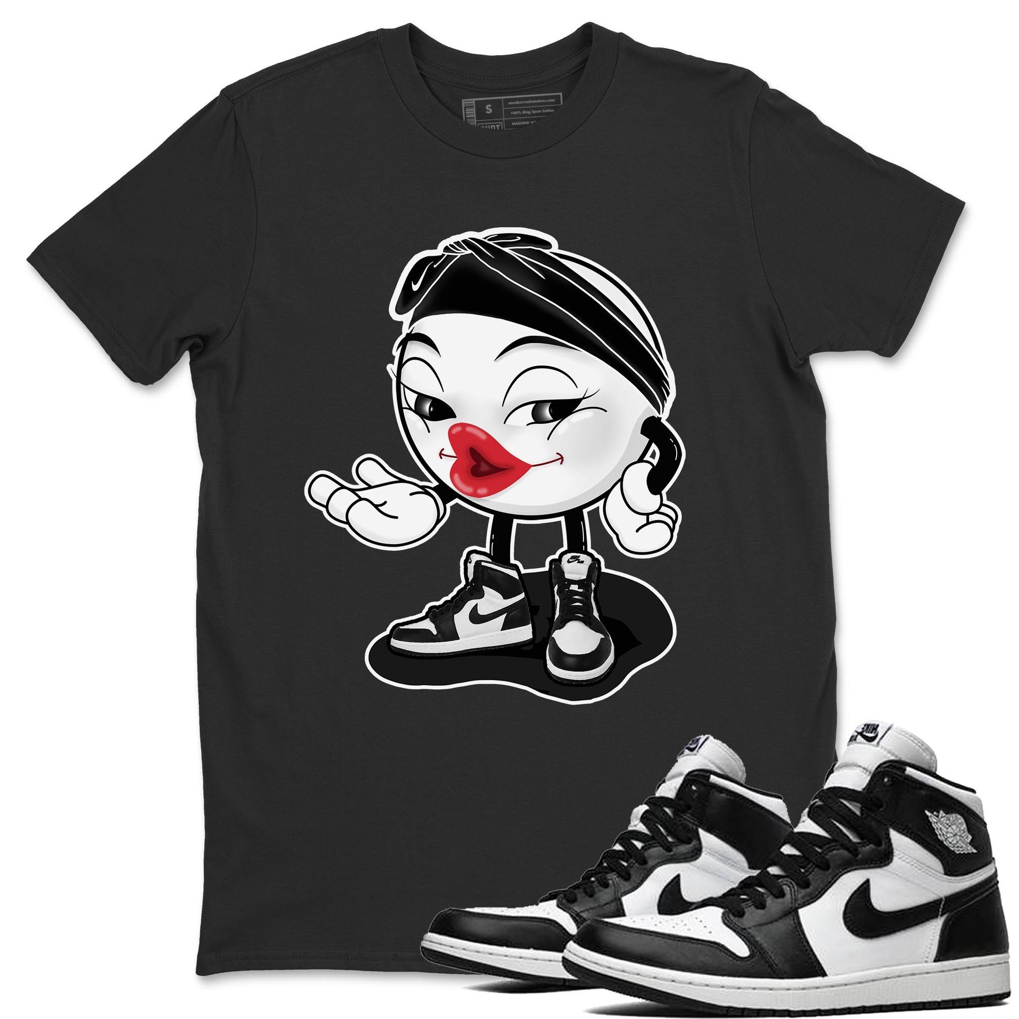 Sexy Chu Unisex Tops - Air Jordan 1 Black White