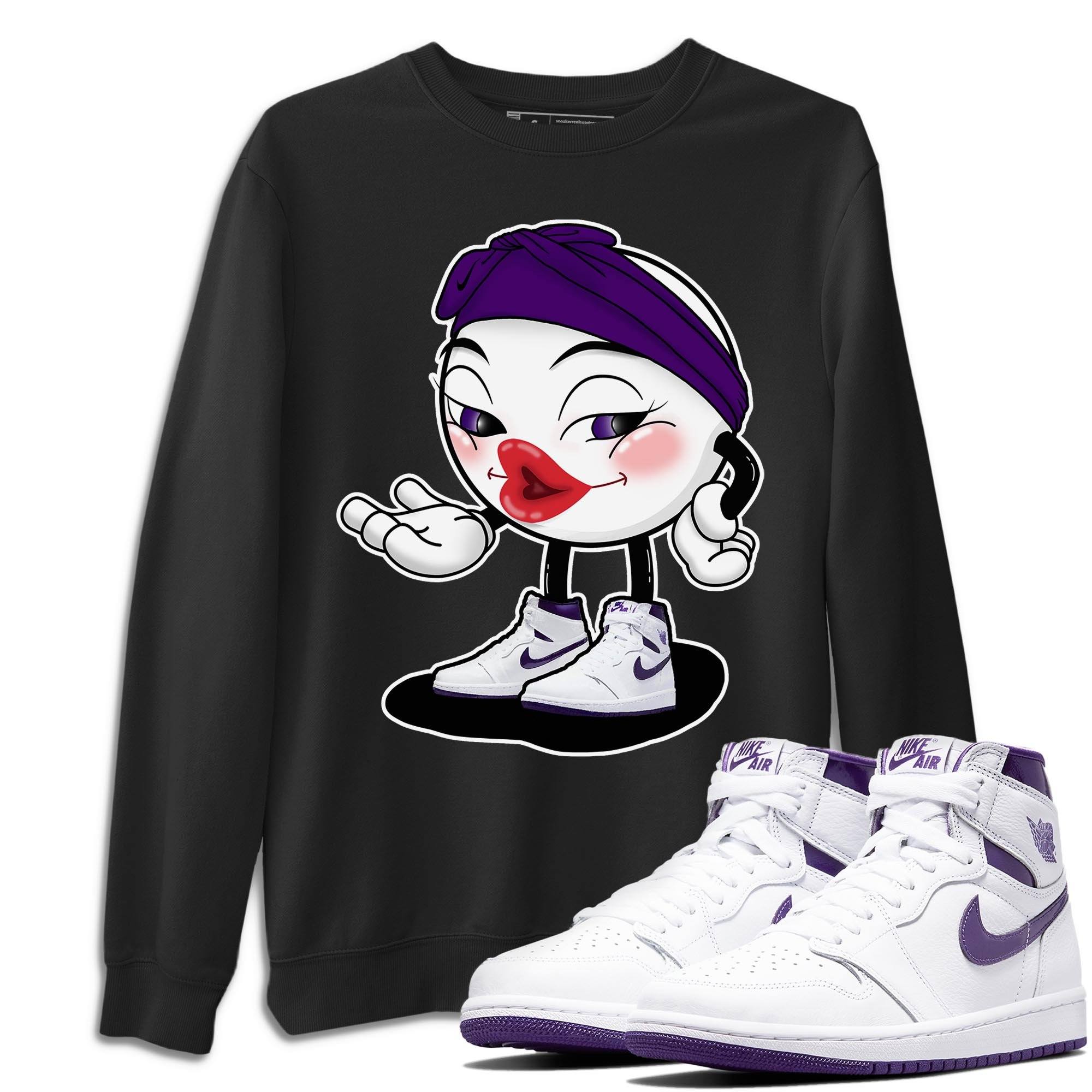 Sexy Chu Unisex Tops - Air Jordan 1 WMNS Court Purple