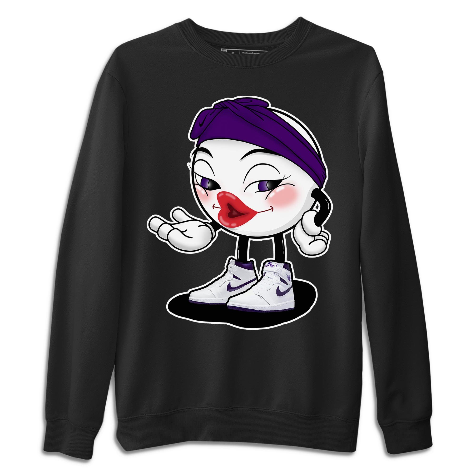 Sexy Chu Unisex Tops - Air Jordan 1 WMNS Court Purple