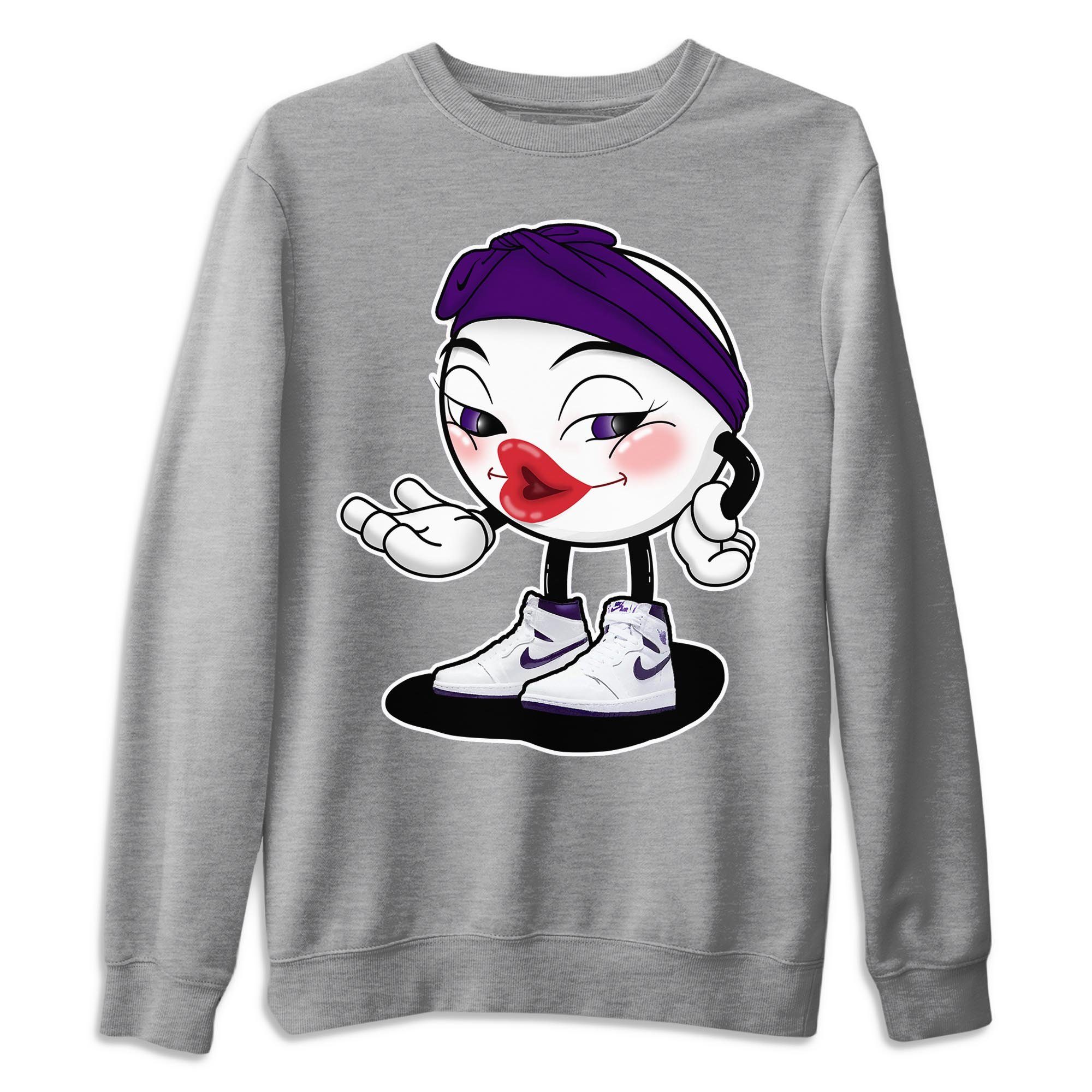 Sexy Chu Unisex Tops - Air Jordan 1 WMNS Court Purple