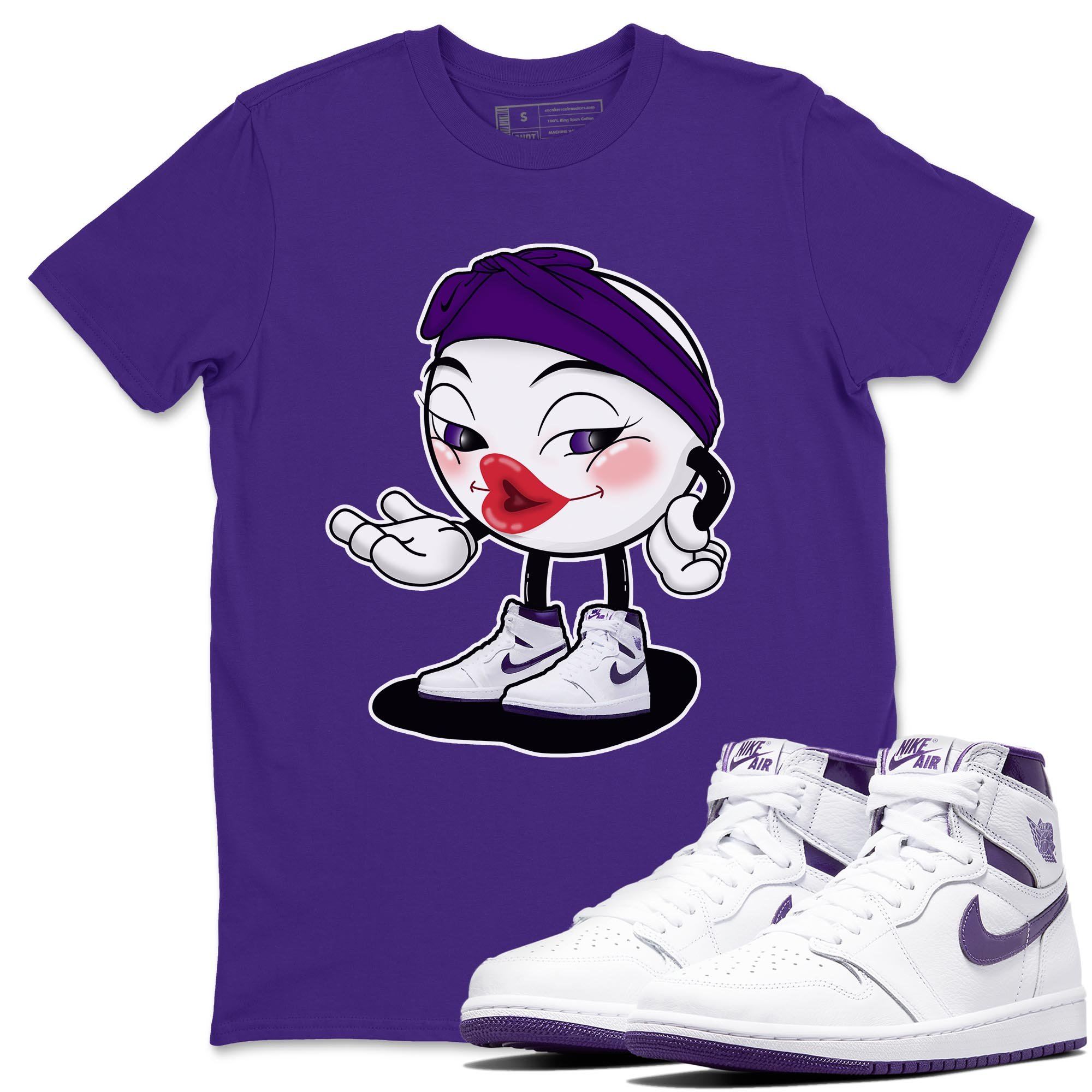 Sexy Chu Unisex Tops - Air Jordan 1 WMNS Court Purple
