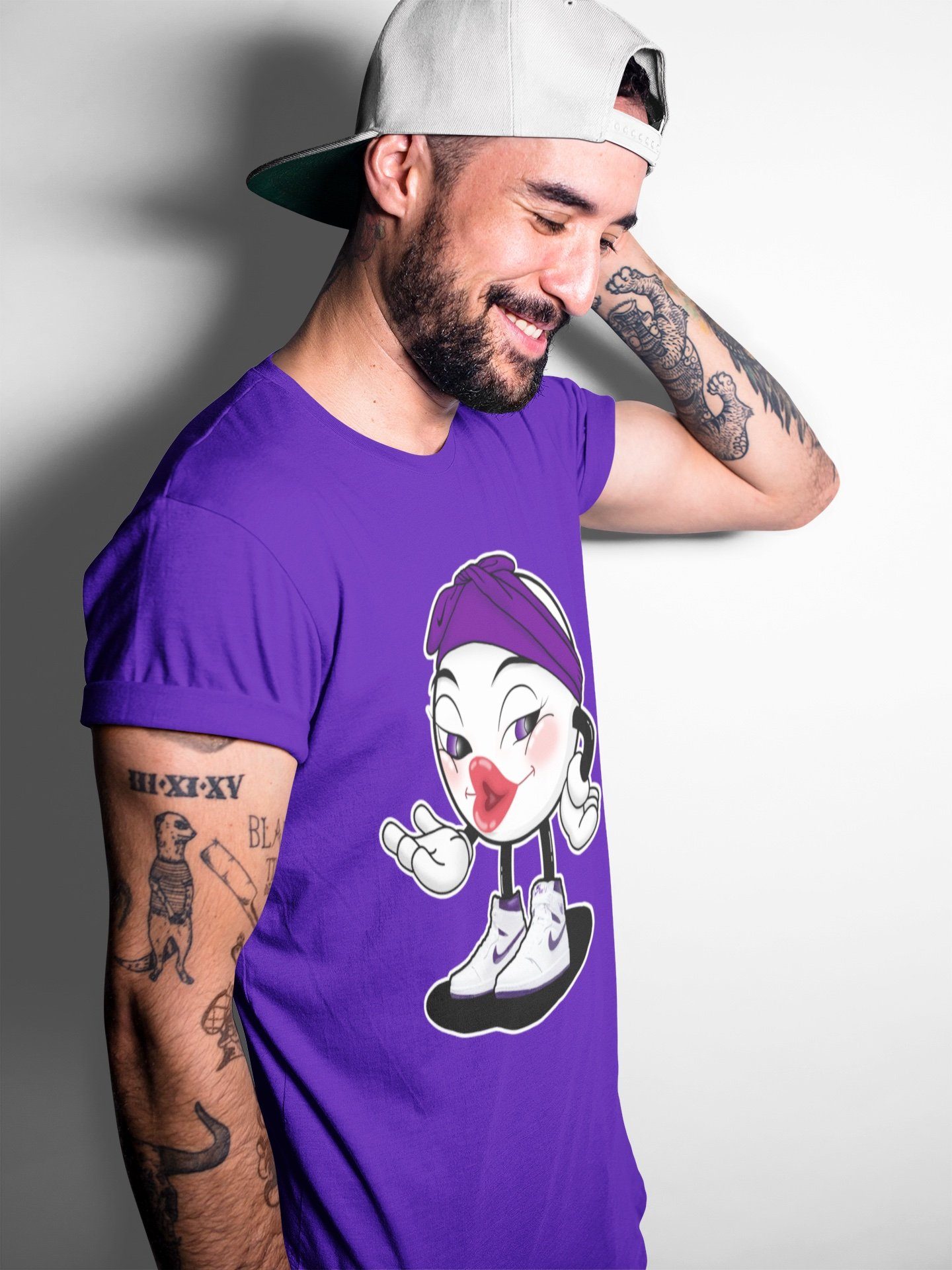 Sexy Chu Unisex Tops - Air Jordan 1 WMNS Court Purple