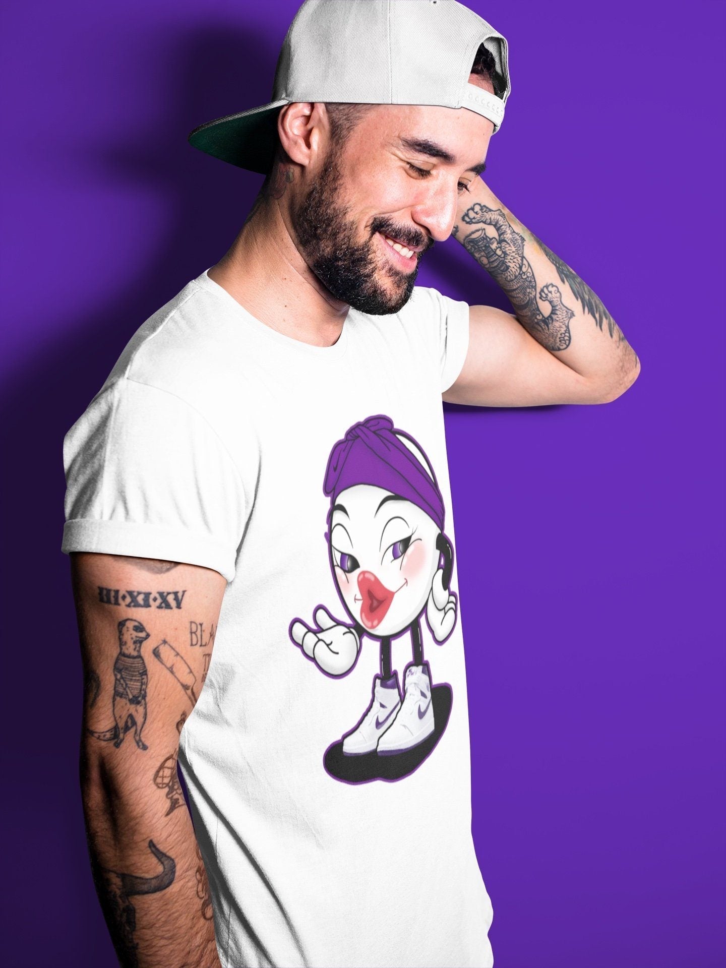 Sexy Chu Unisex Tops - Air Jordan 1 WMNS Court Purple