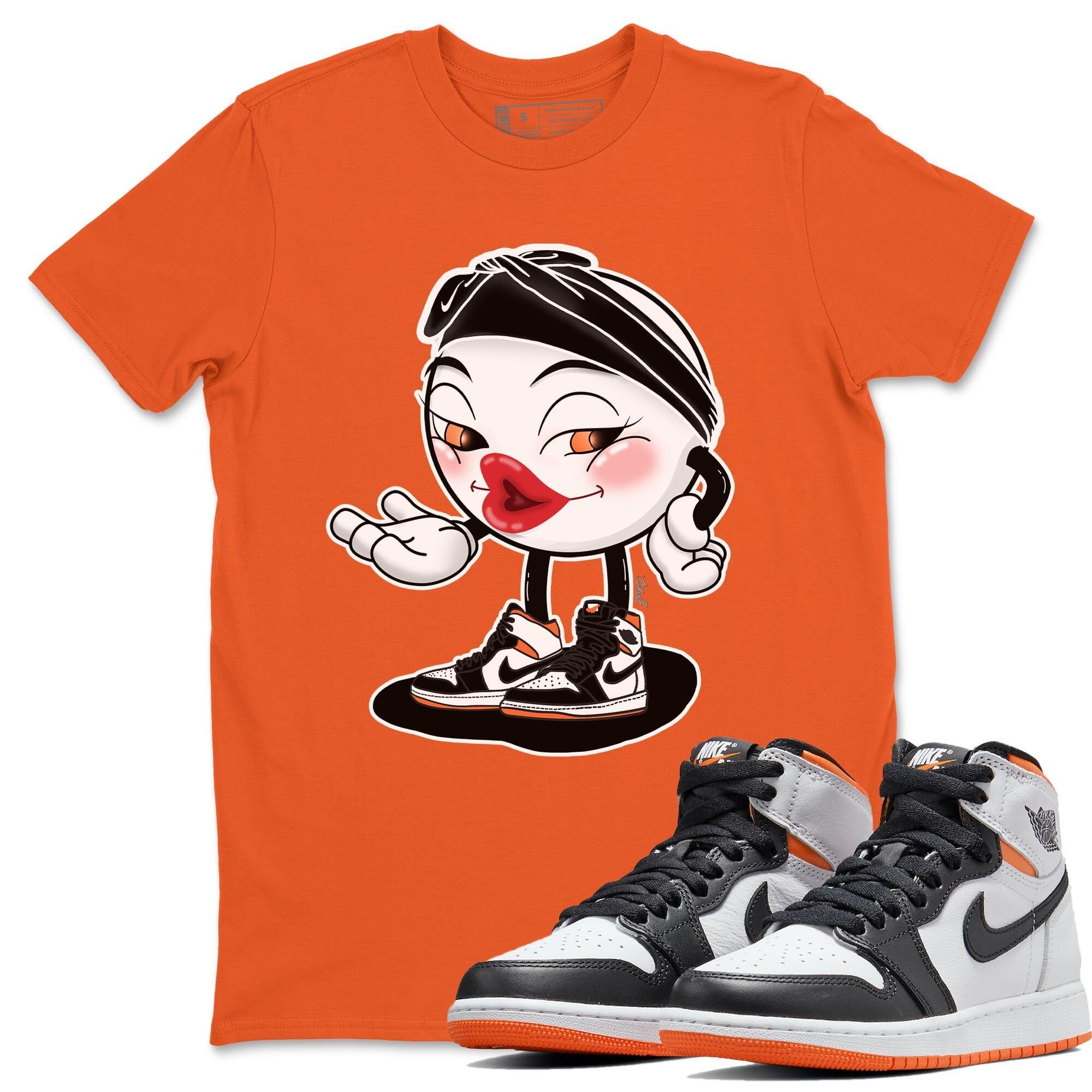 Sexy Chu Unisex Tops - Air Jordan 1 Electro Orange