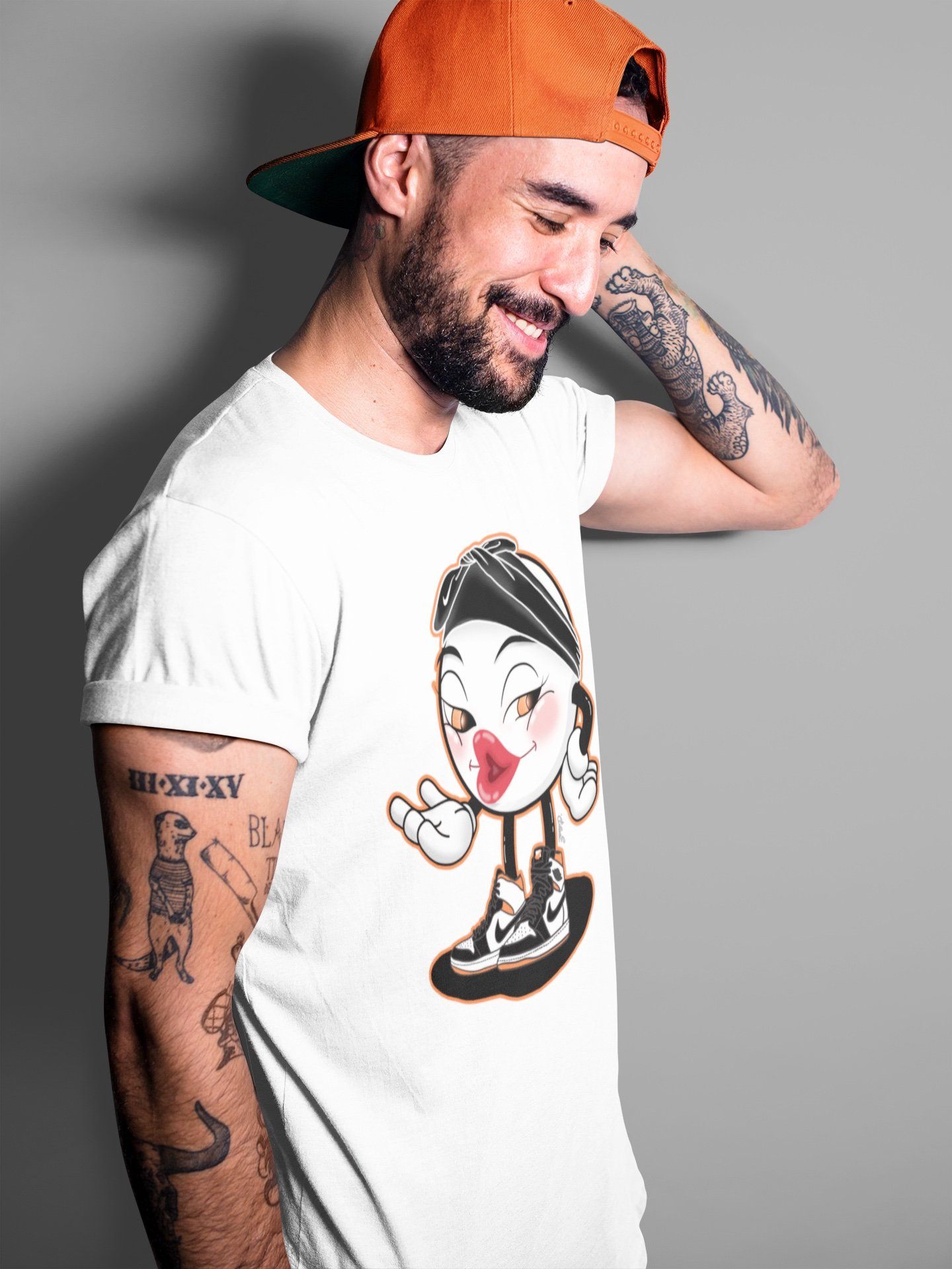 Sexy Chu Unisex Tops - Air Jordan 1 Electro Orange