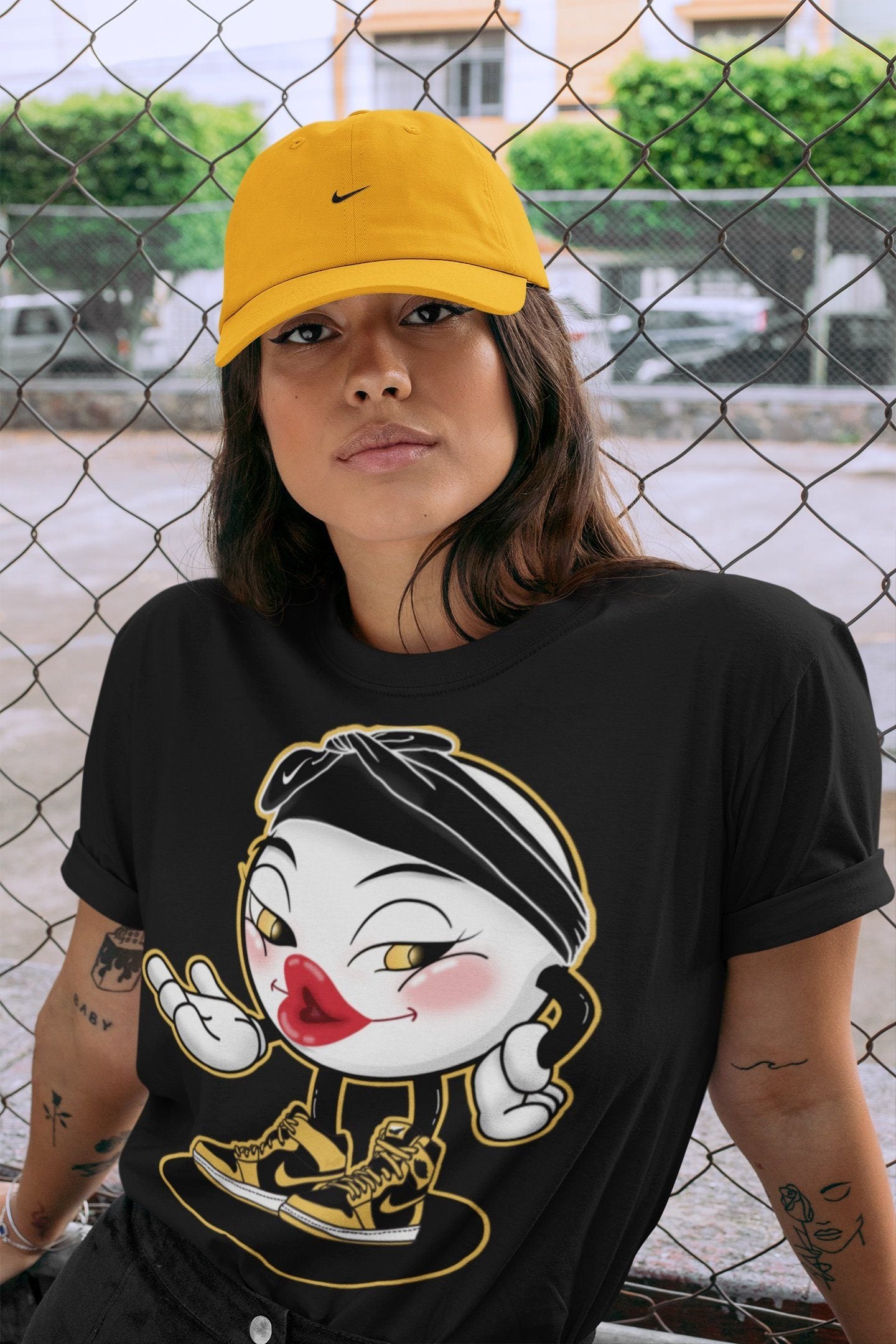 Sexy Chu Unisex Tops - Air Jordan 1 Pollen