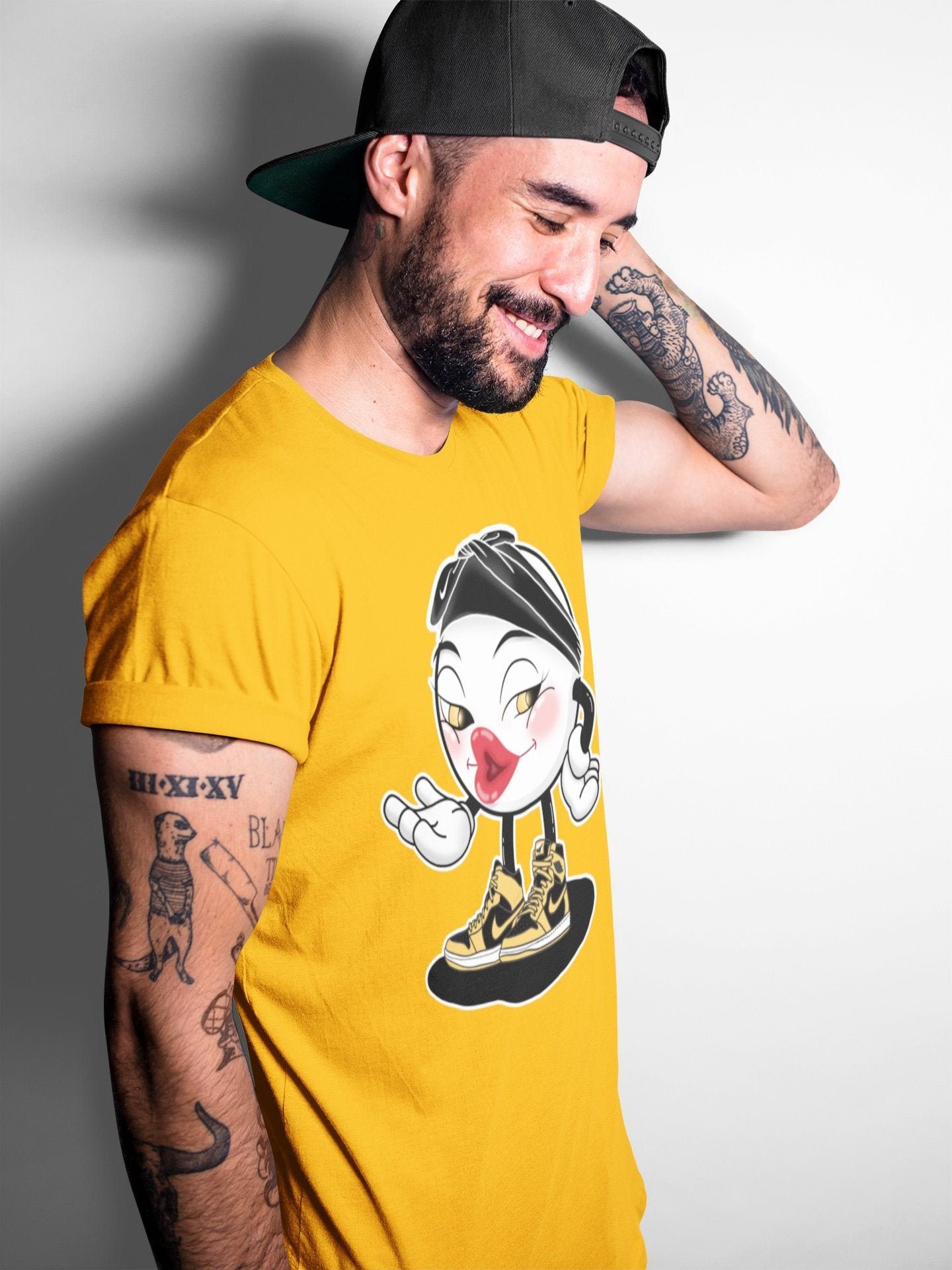 Sexy Chu Unisex Tops - Air Jordan 1 Pollen