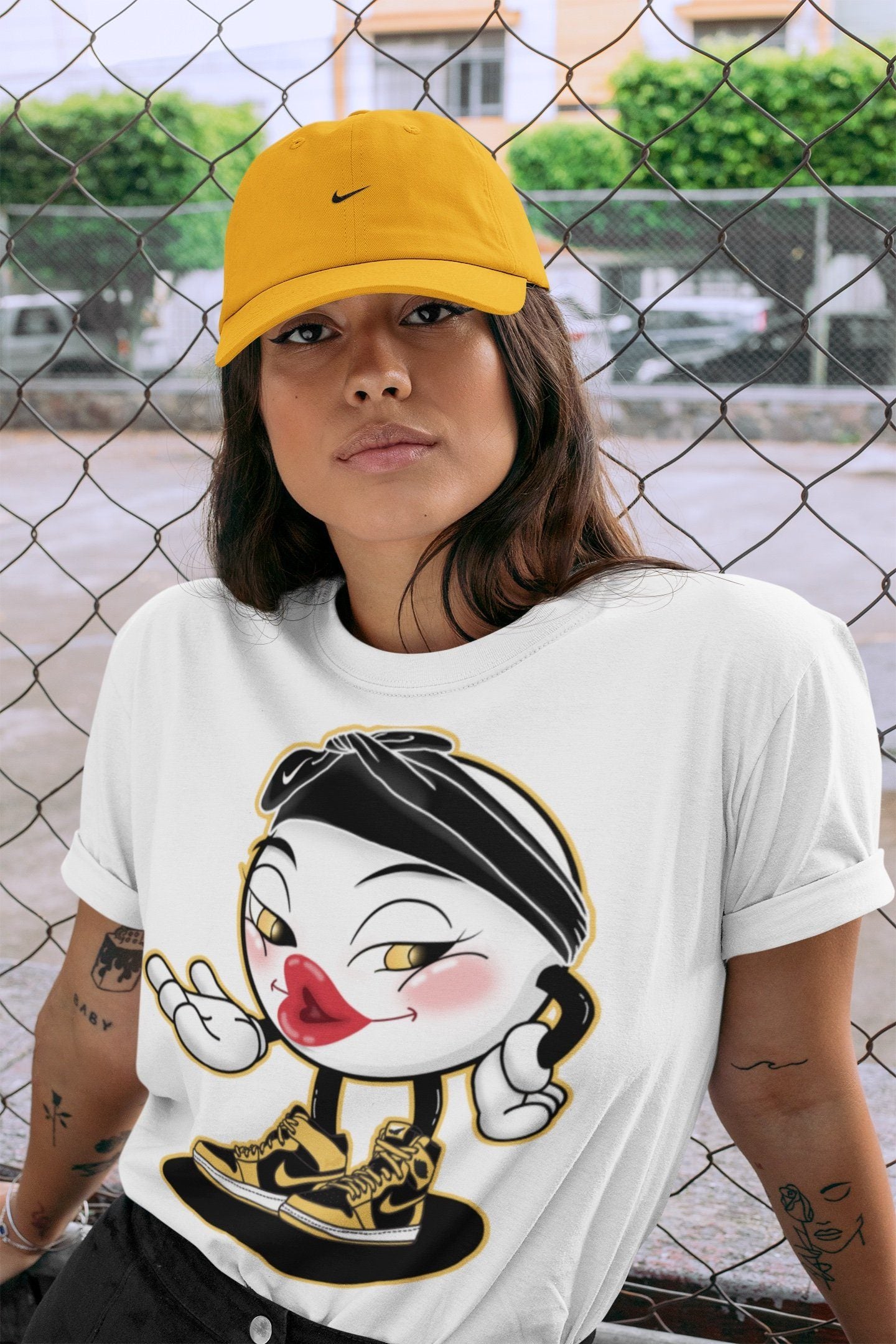 Sexy Chu Unisex Tops - Air Jordan 1 Pollen