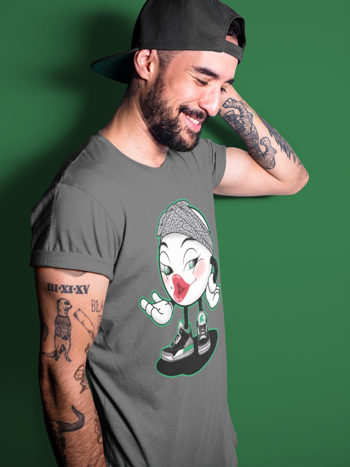 Sexy Chu Unisex Tops - Air Jordan 3 Pine Green