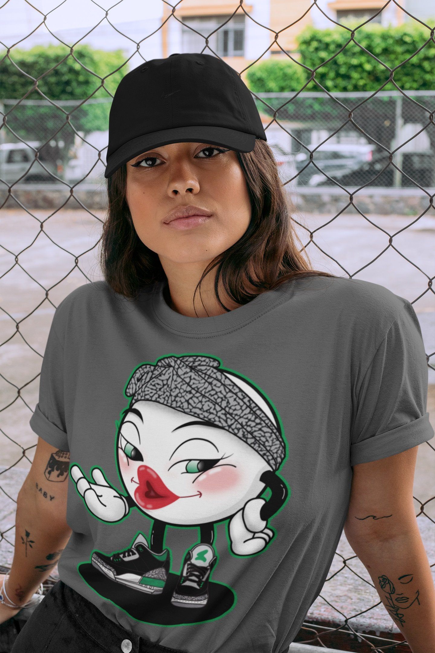 Sexy Chu Unisex Tops - Air Jordan 3 Pine Green